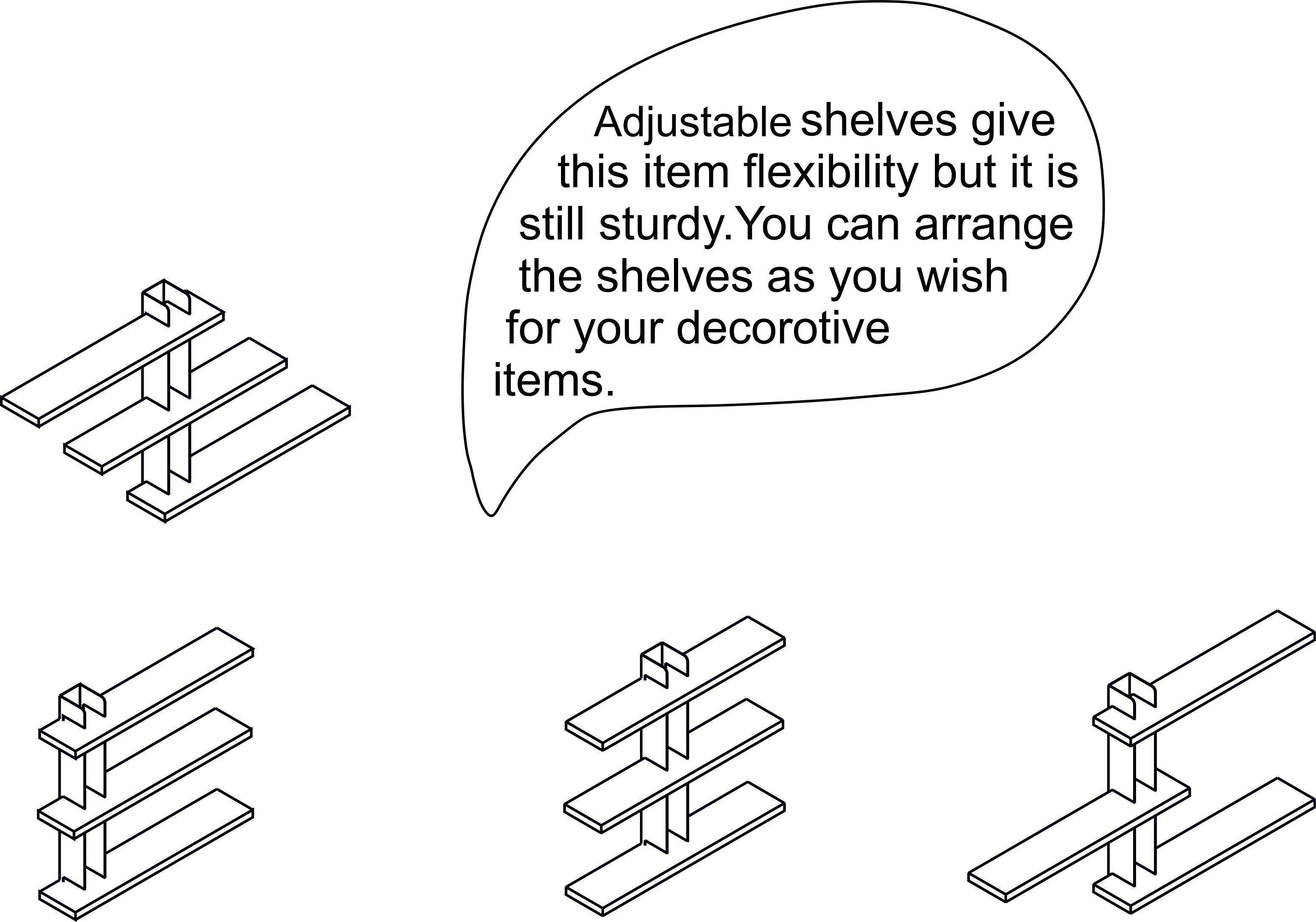 Mita 19'' Adjustable Metal Manufactured Wood Wall Shelf