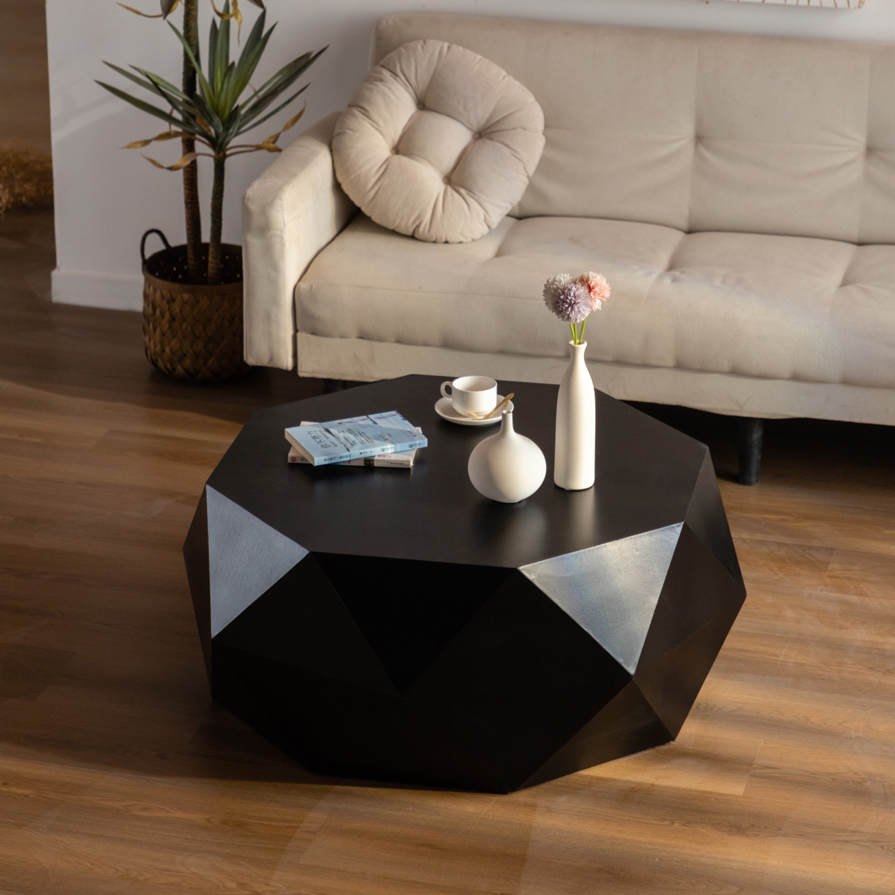 Three-dimensional Retro Style Coffee Table-4