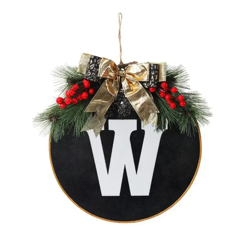Stylish Christmas Wreath Door Hanging Decoration Set-0
