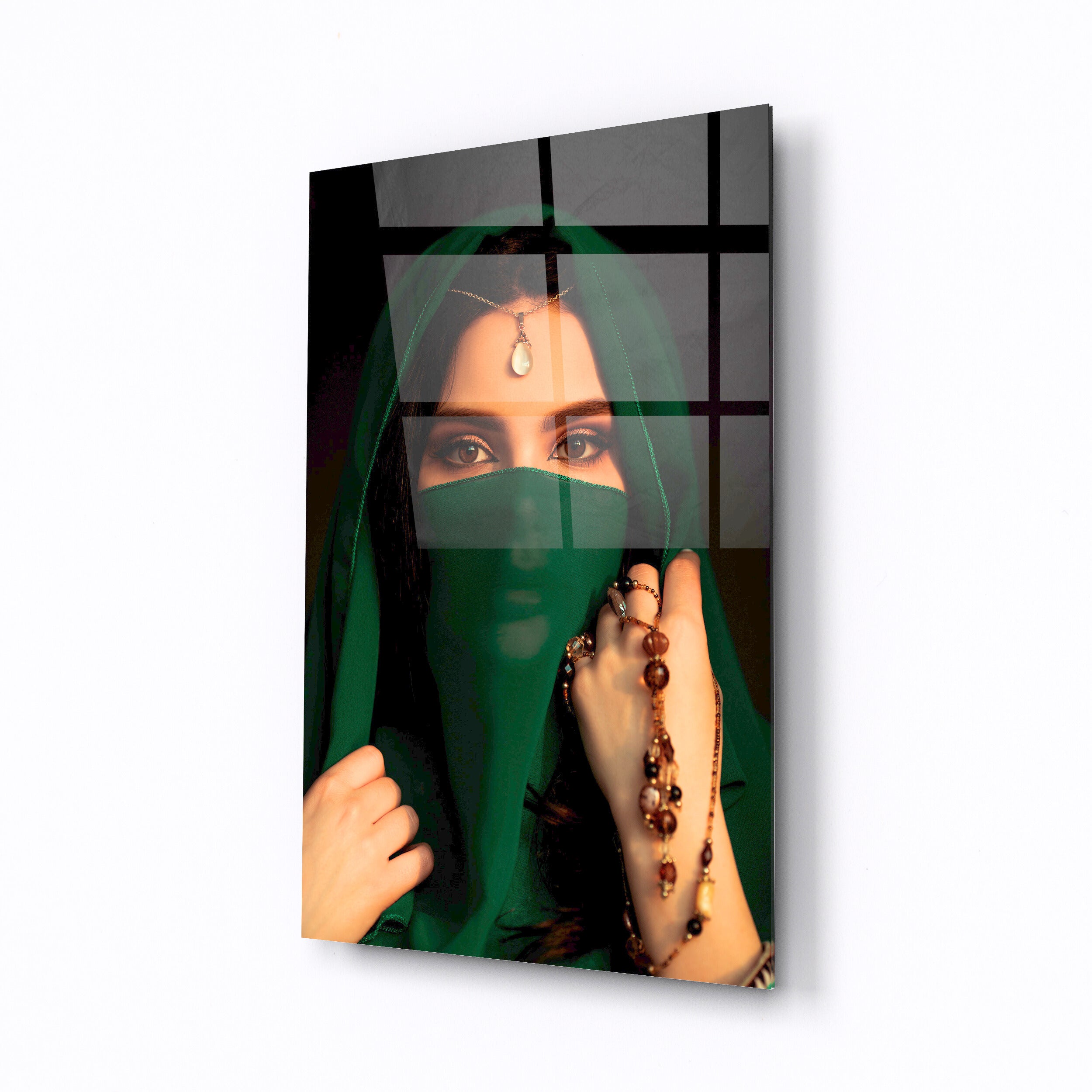 Girl in a headscarf, Muslim arabic woman