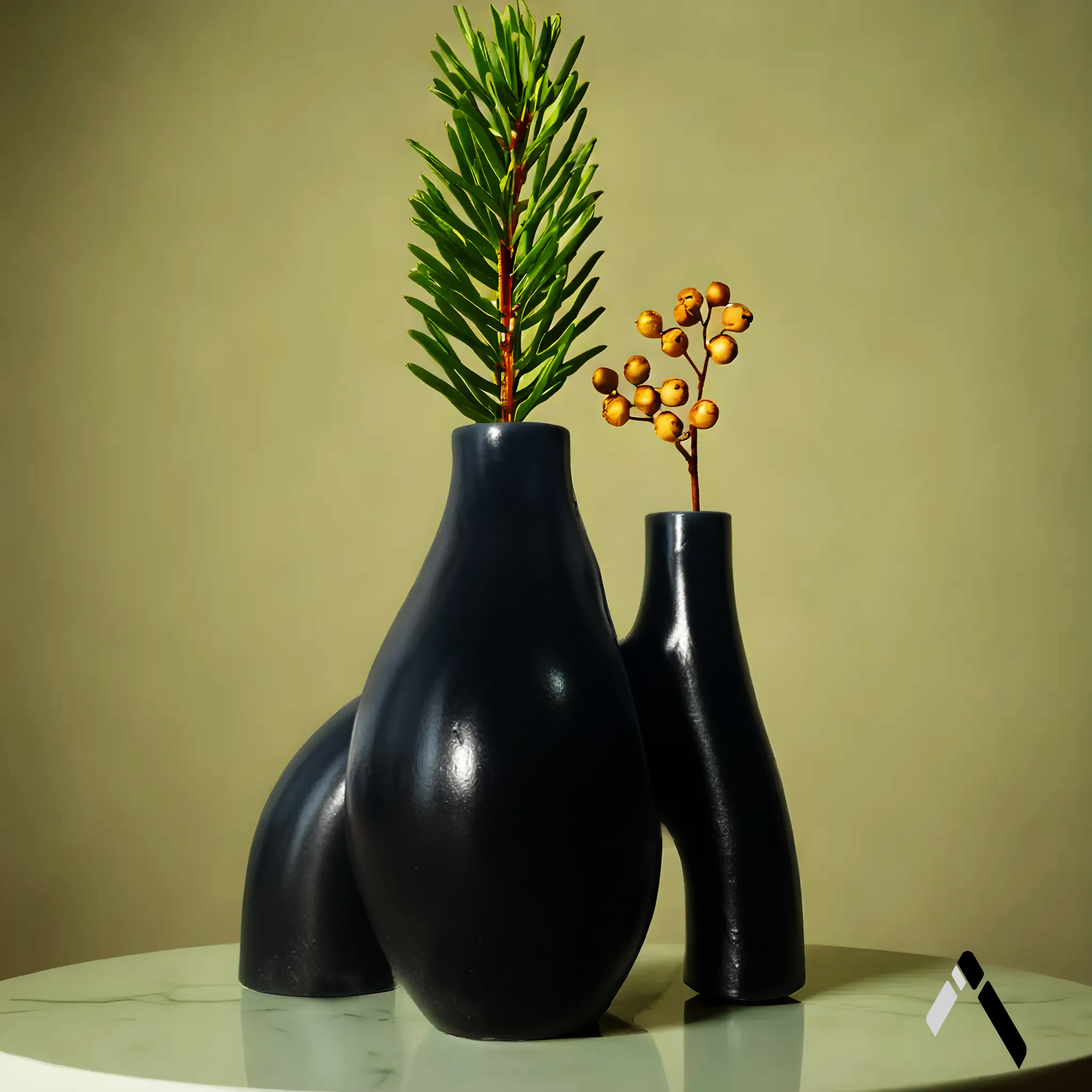 Twilight Dual Black Vase-0