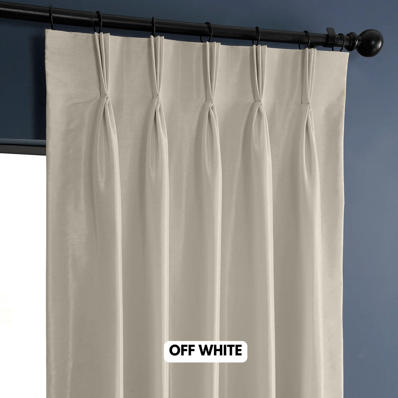 Bespoke Luxury 100% Pure Dupioni Silk Curtains | Pinch & Euro Pleats | Standard & Custom Sizes-4