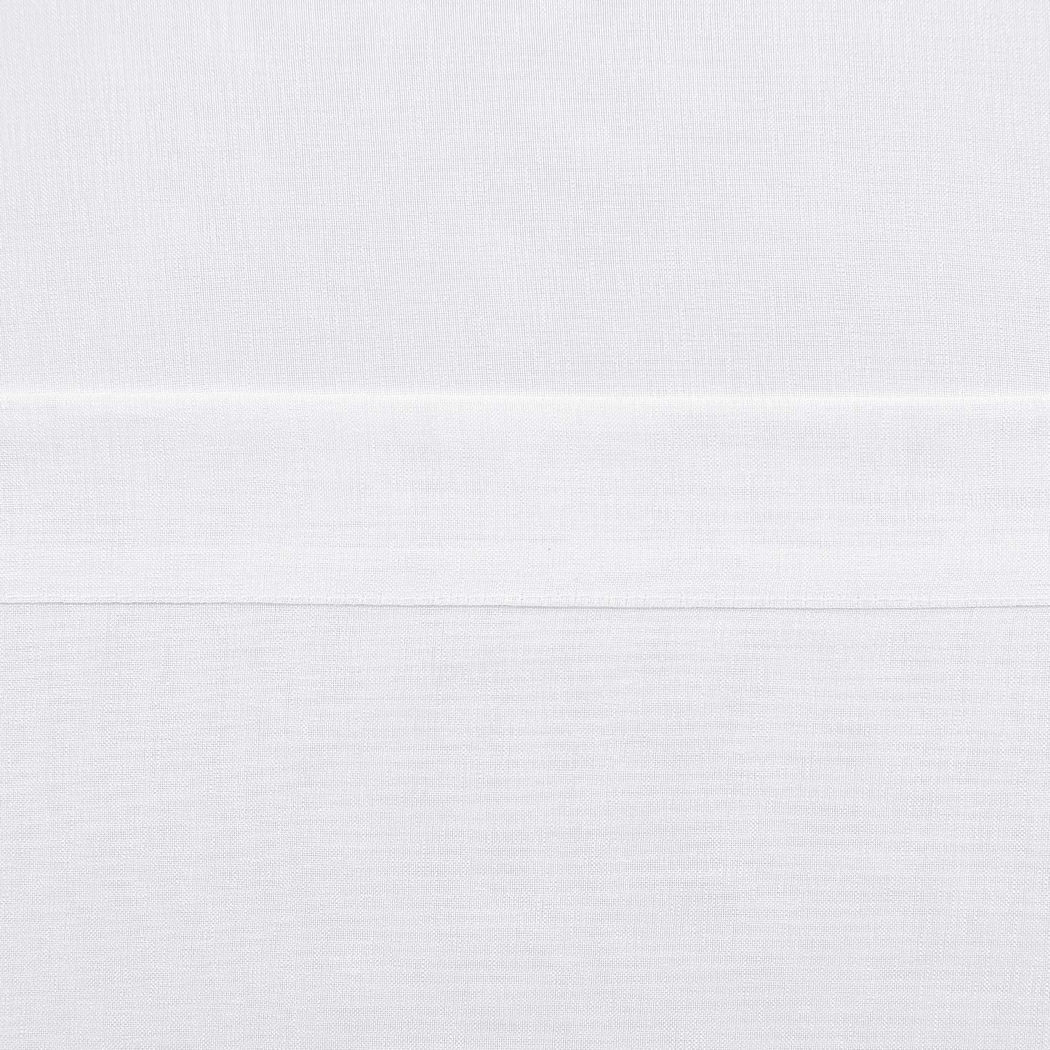 DWCN Faux Linen Sheer Curtains, Set of 2 Panels-4