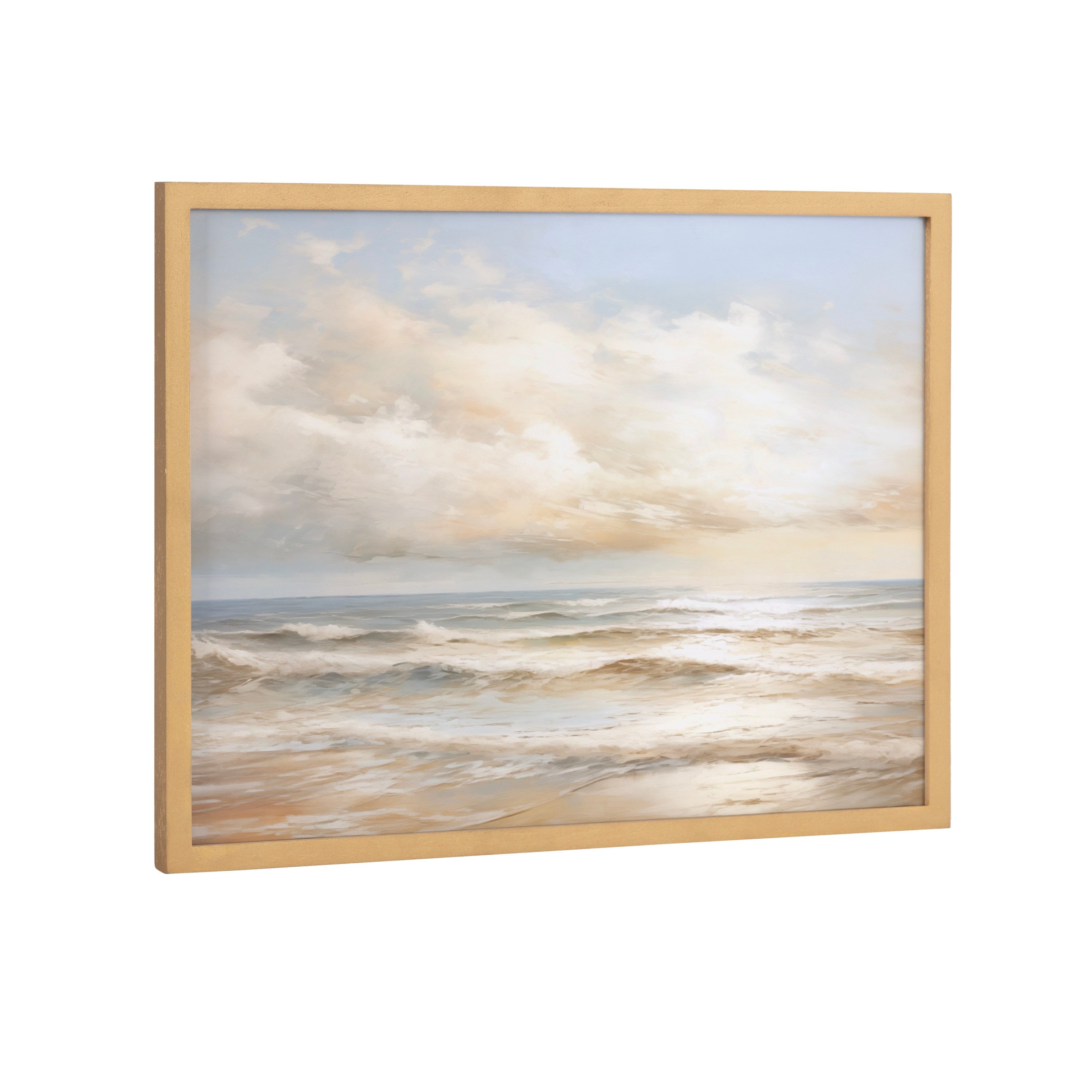 Gallery Beach Waves Sunset Cloud Landscape Print by The Creative Bunch Studio