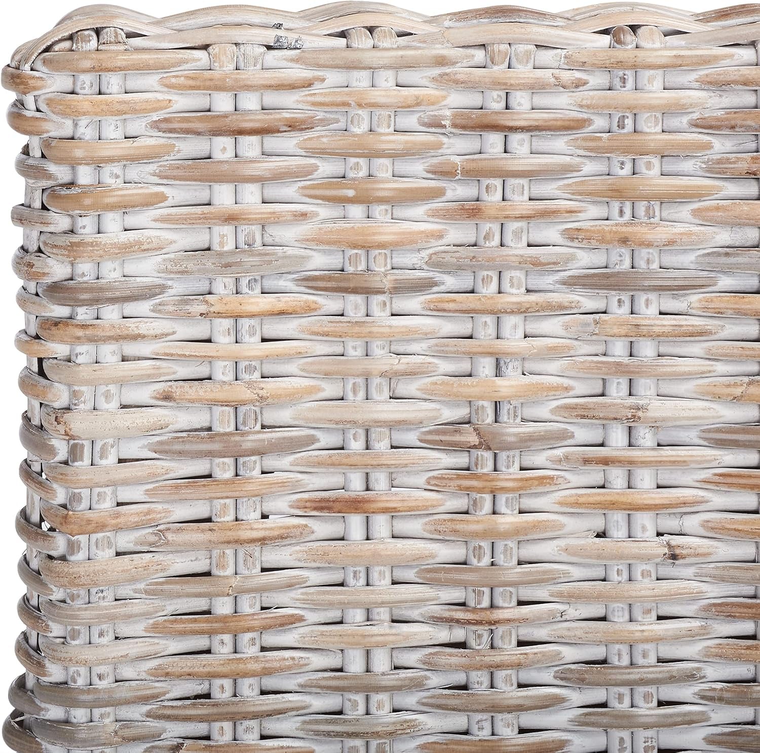 Grey Wash Rattan 30 Inch Bar Stool With Parsons Legs