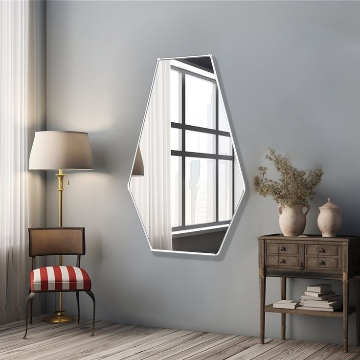 Irregular Diamond Mirror