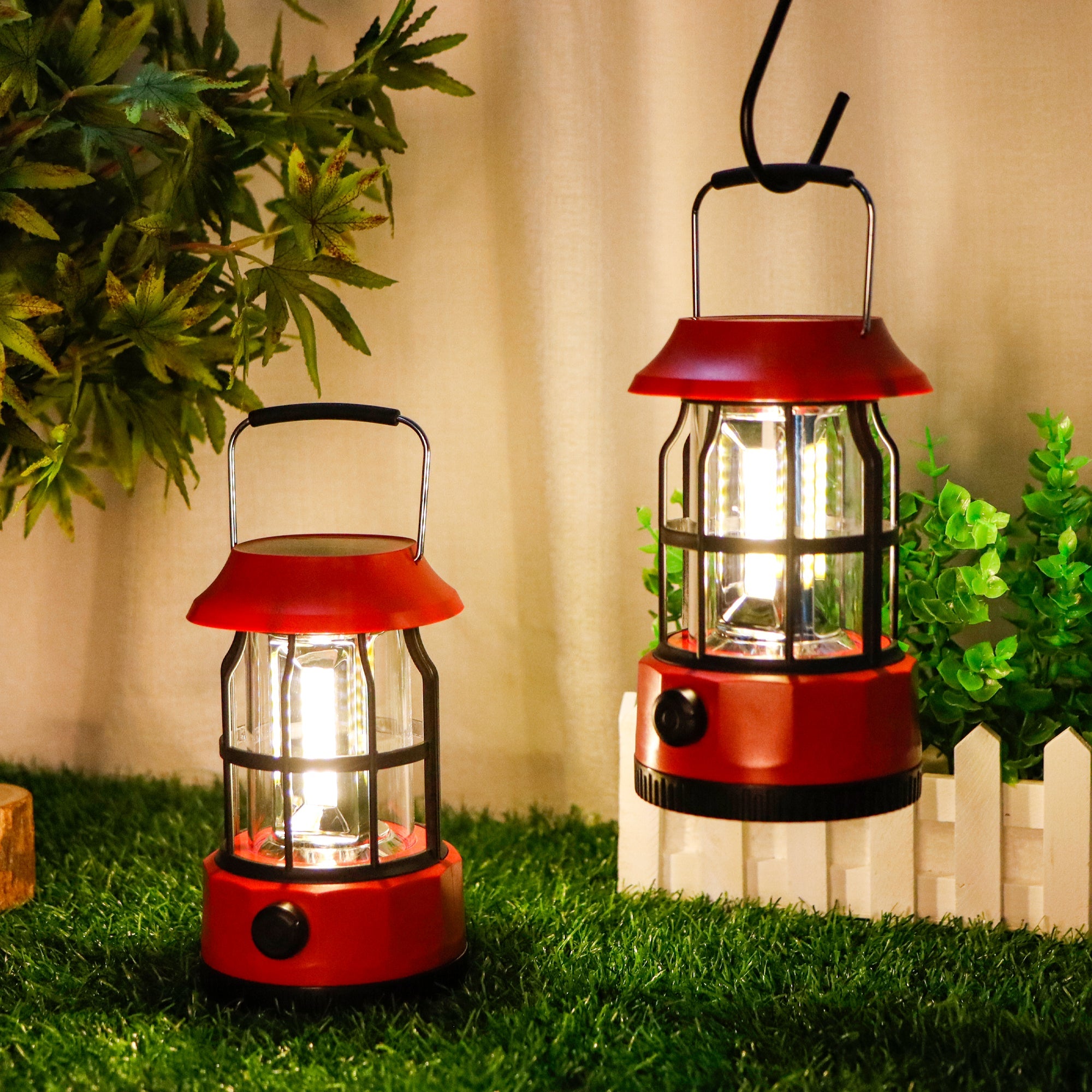 TRIROCKS Set of 2 LED Solar Camping Lights-3