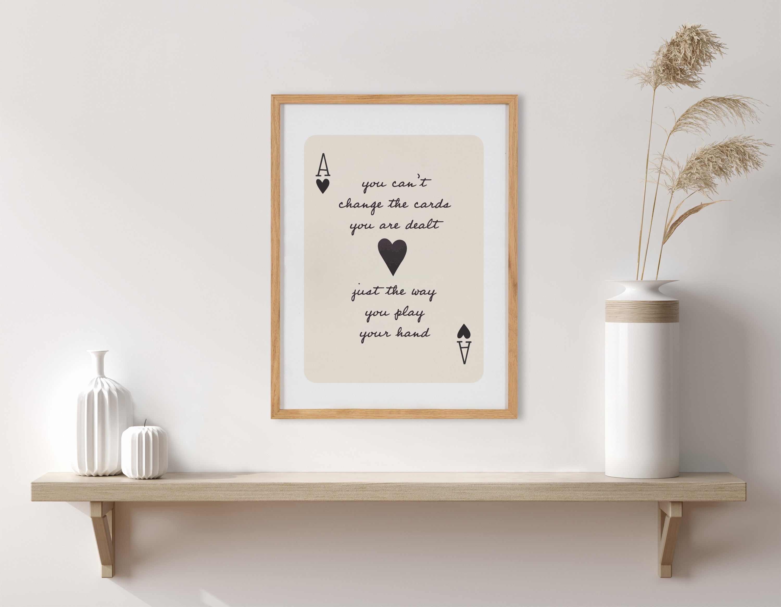 Gallery Ace of Heart Cards Positive Quote Print by The Creative Bunch Studio