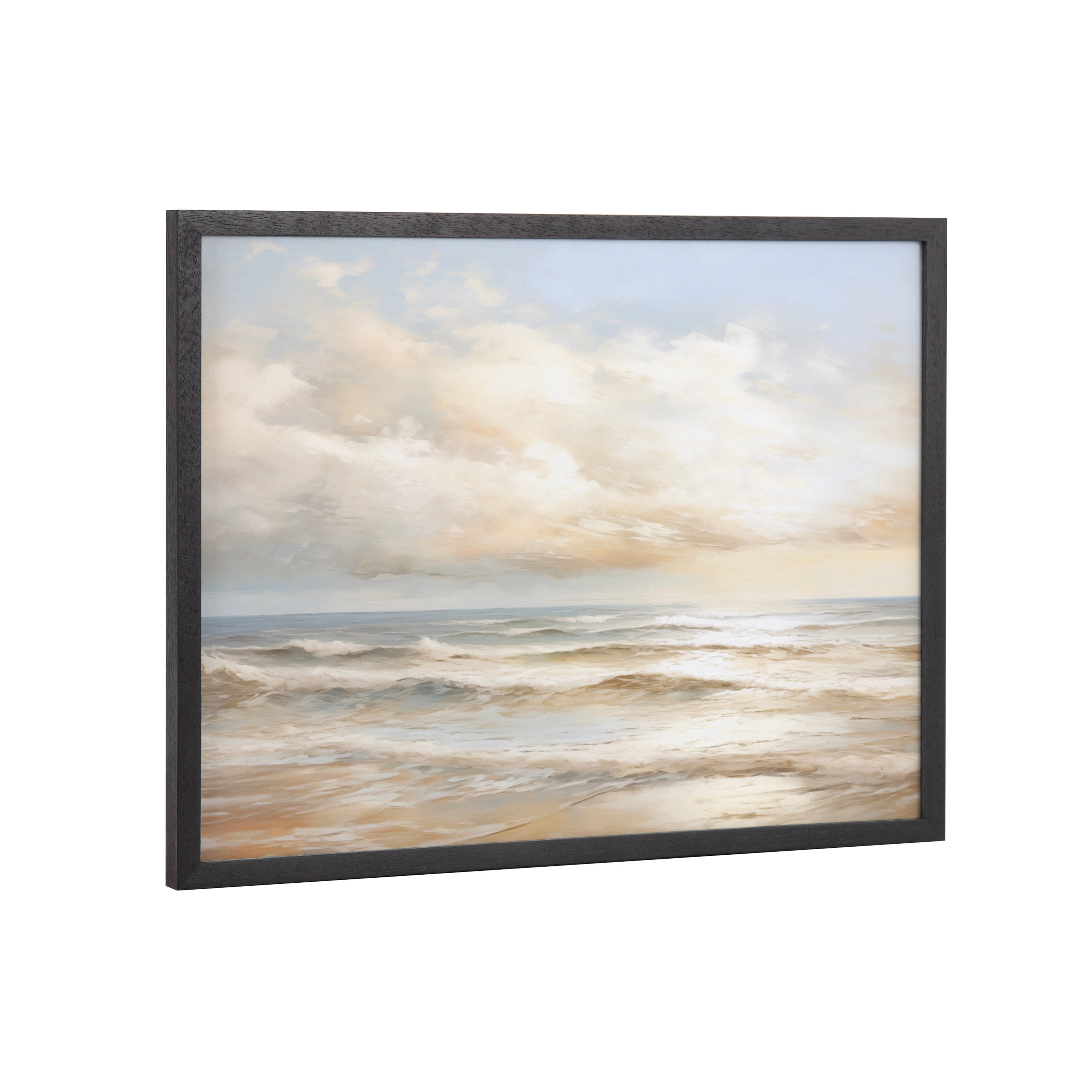 Gallery Beach Waves Sunset Cloud Landscape Print by The Creative Bunch Studio