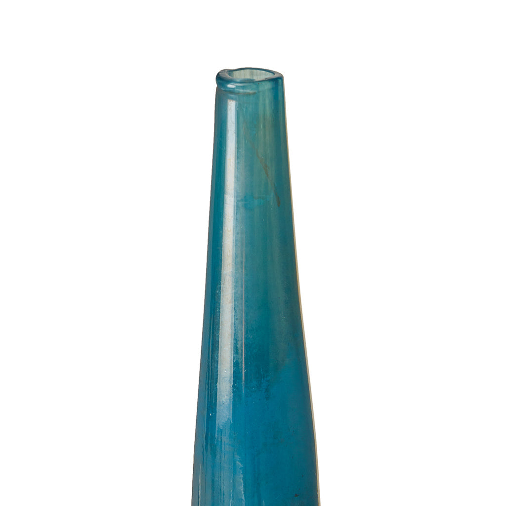 Blue and Bronze Decorative Glass Vases 3-piece set-4