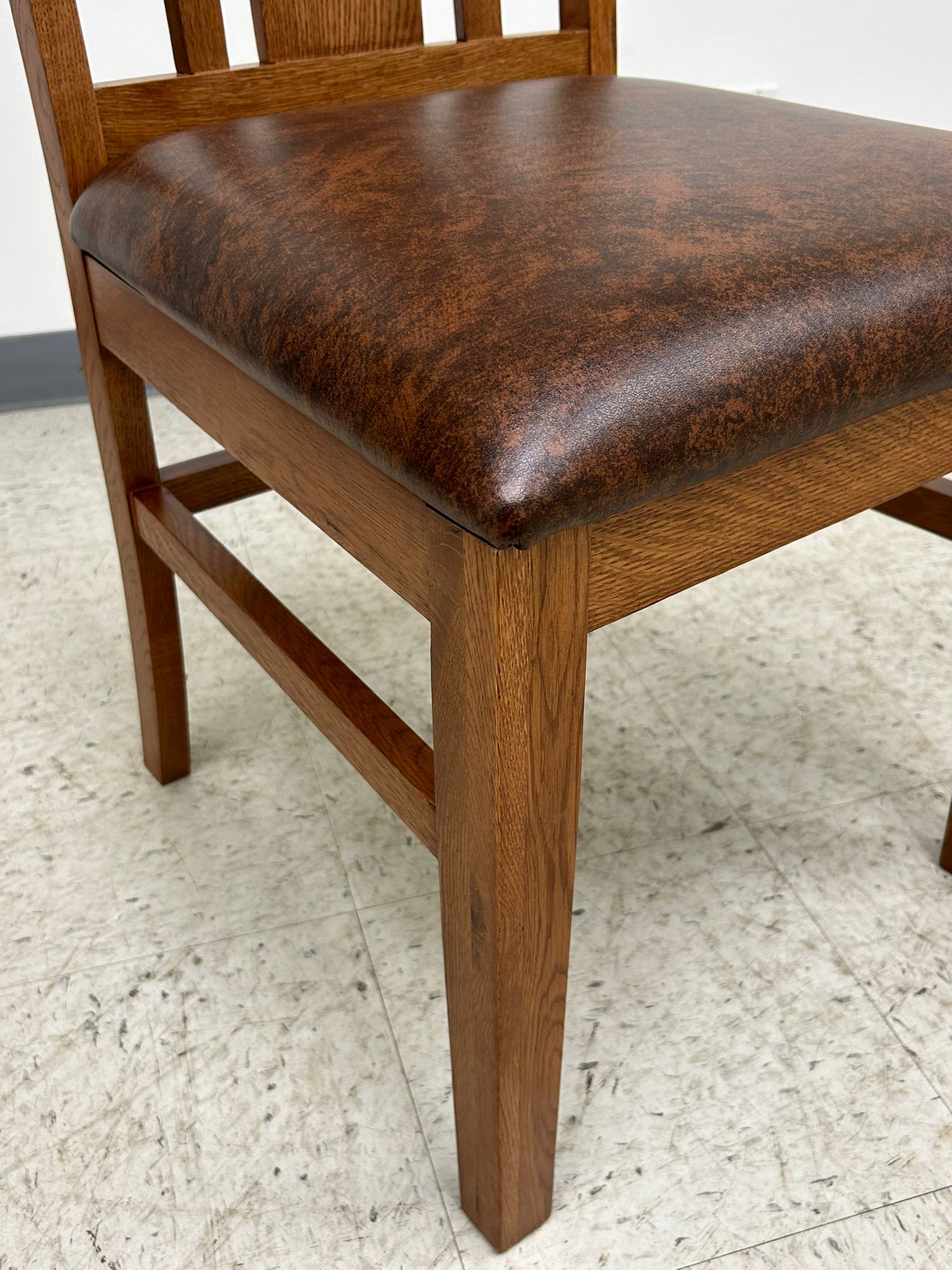 Mission Quarter Sawn Oak Square Dining Table Set - 42"