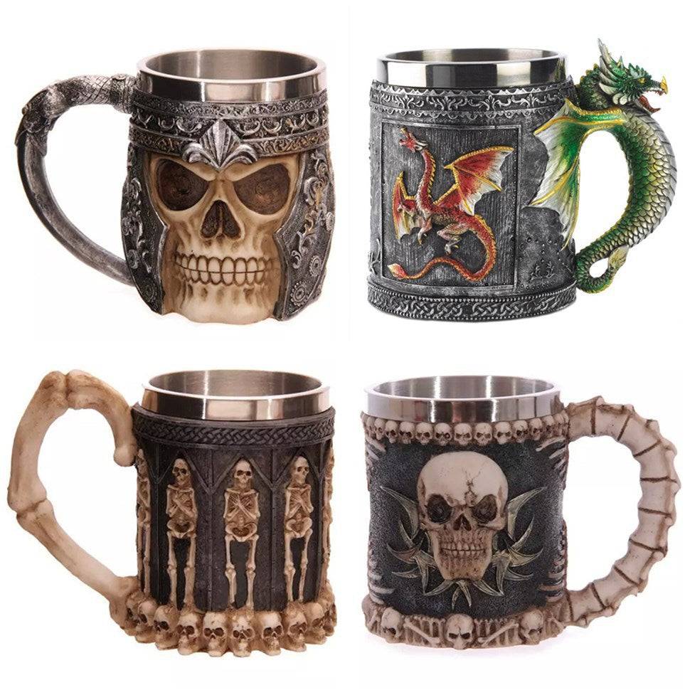 Skull Mugs Coffee 400ML-0