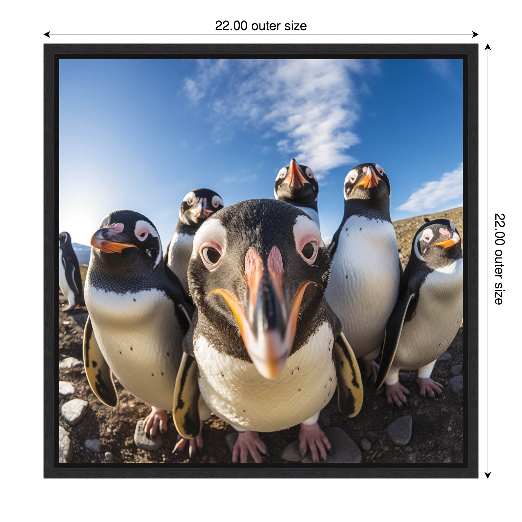 Funny Penguin Selfie by The Creative Bunch Studio