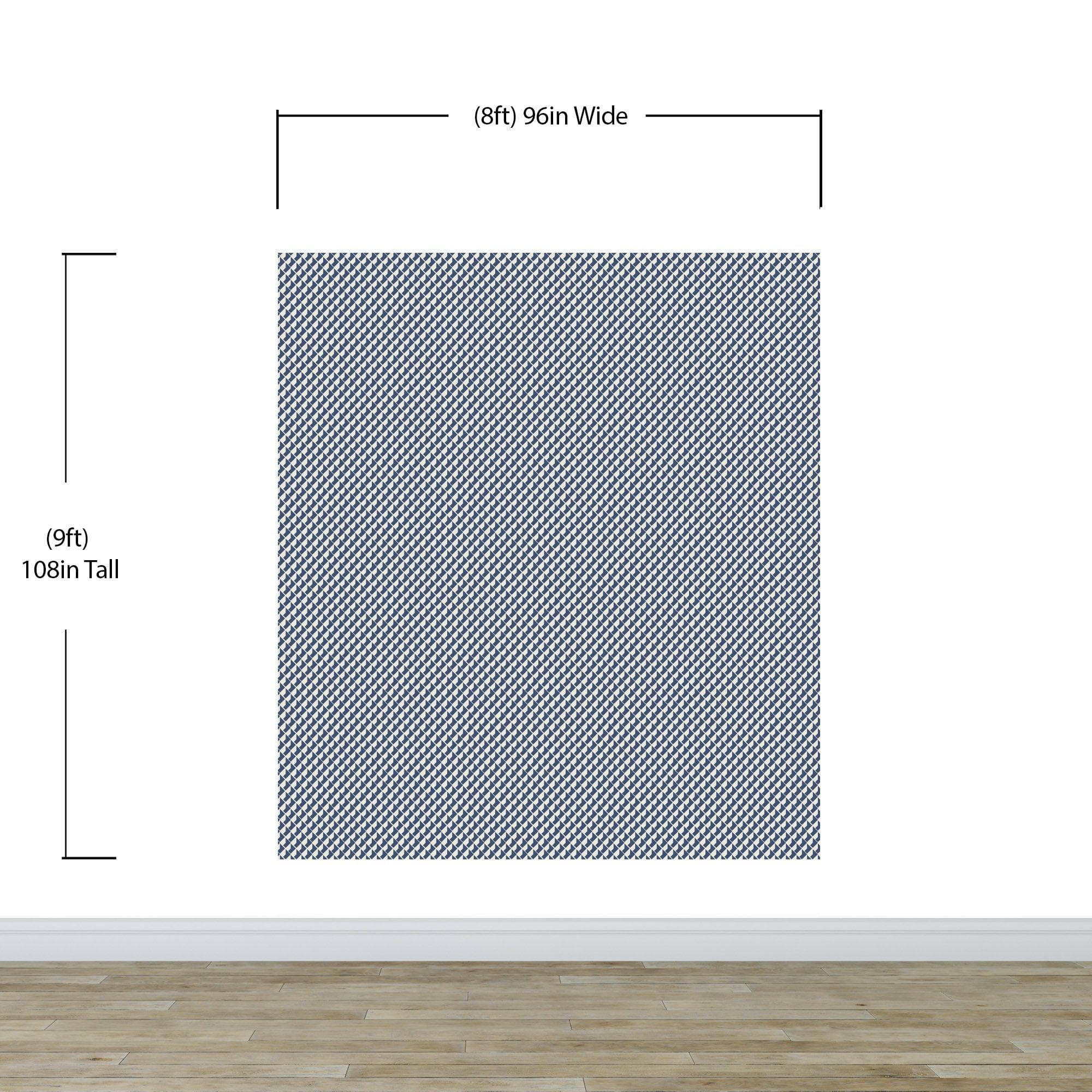 Modern Geometric Shape Pattern Wall Mural. Minimalist Mosaic Square Box Shape Bauhaus Pattern. #6328