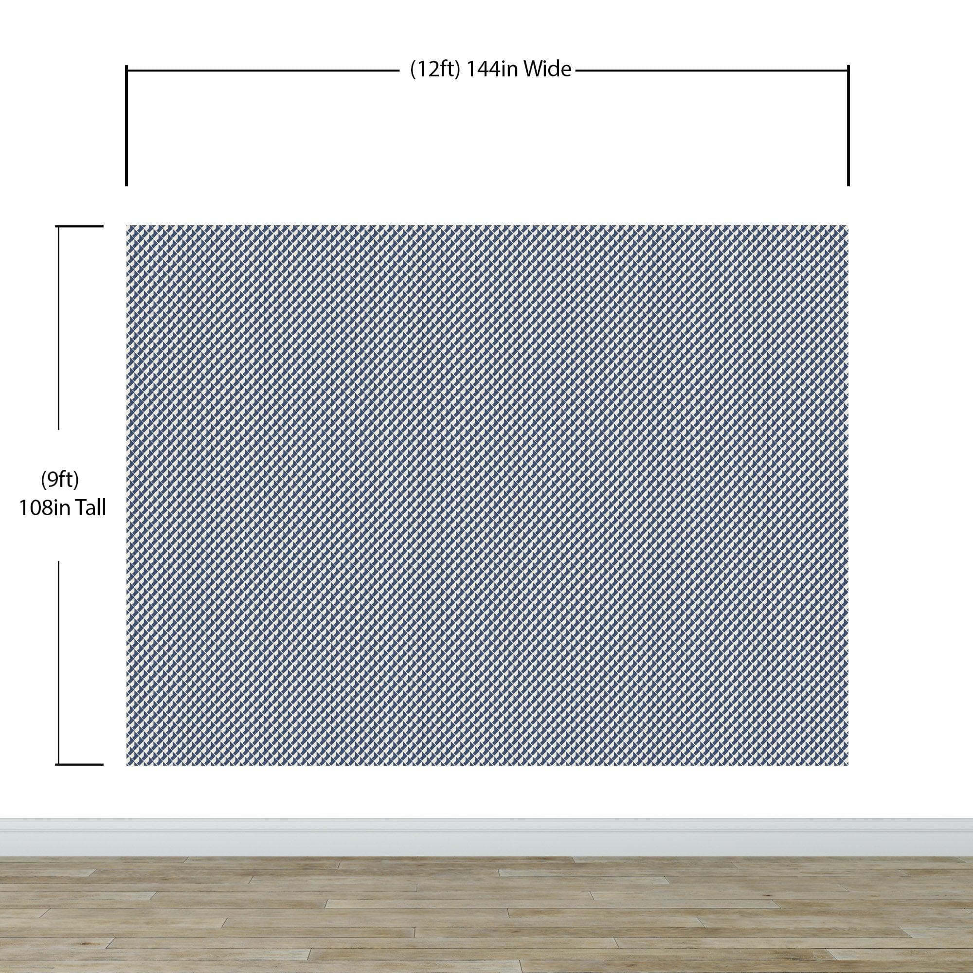 Modern Geometric Shape Pattern Wall Mural. Minimalist Mosaic Square Box Shape Bauhaus Pattern. #6328