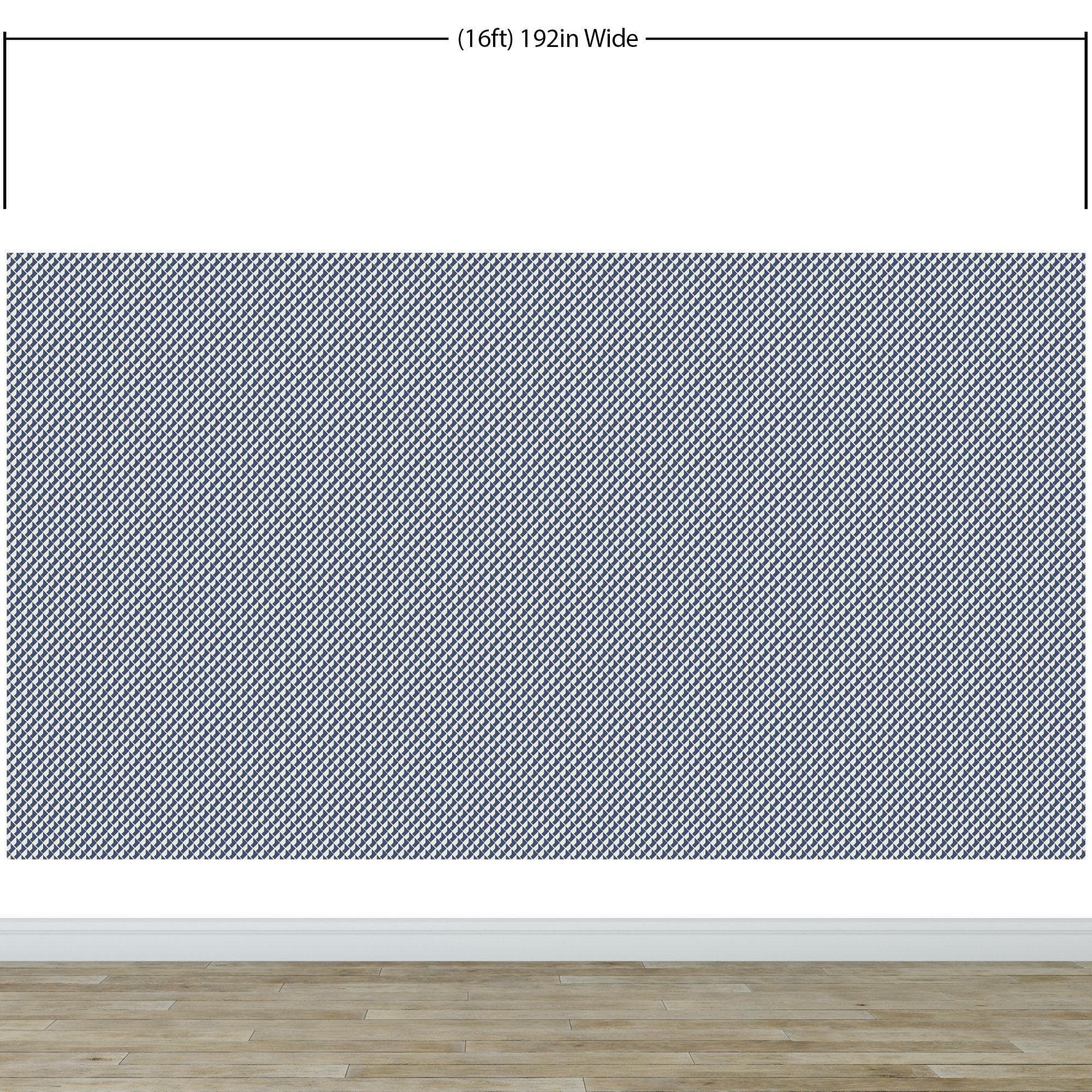 Modern Geometric Shape Pattern Wall Mural. Minimalist Mosaic Square Box Shape Bauhaus Pattern. #6328
