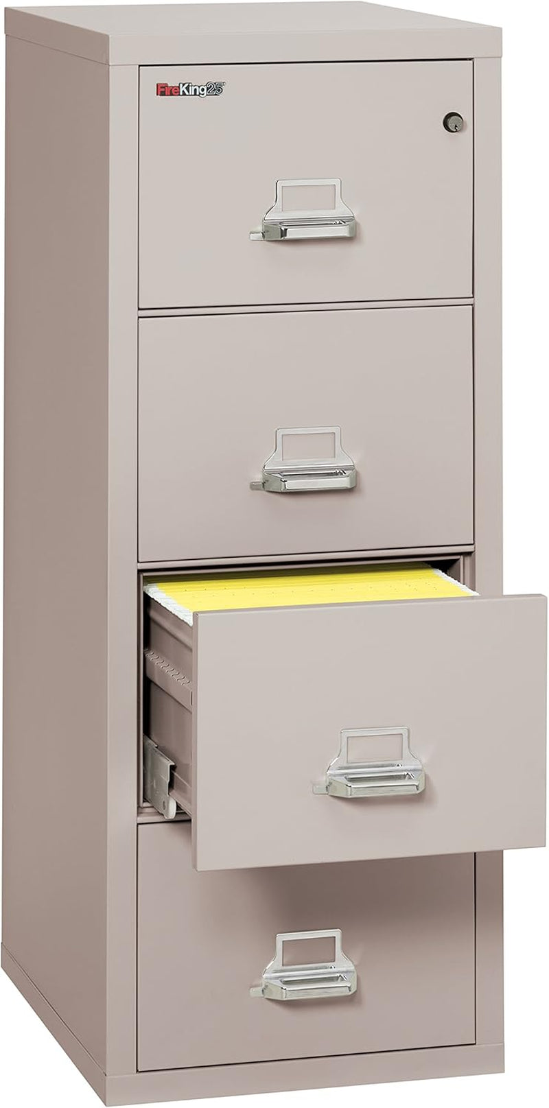 Vertical 4 Drawer Fire Safe File Cabinet 1 Hour Fire Rated