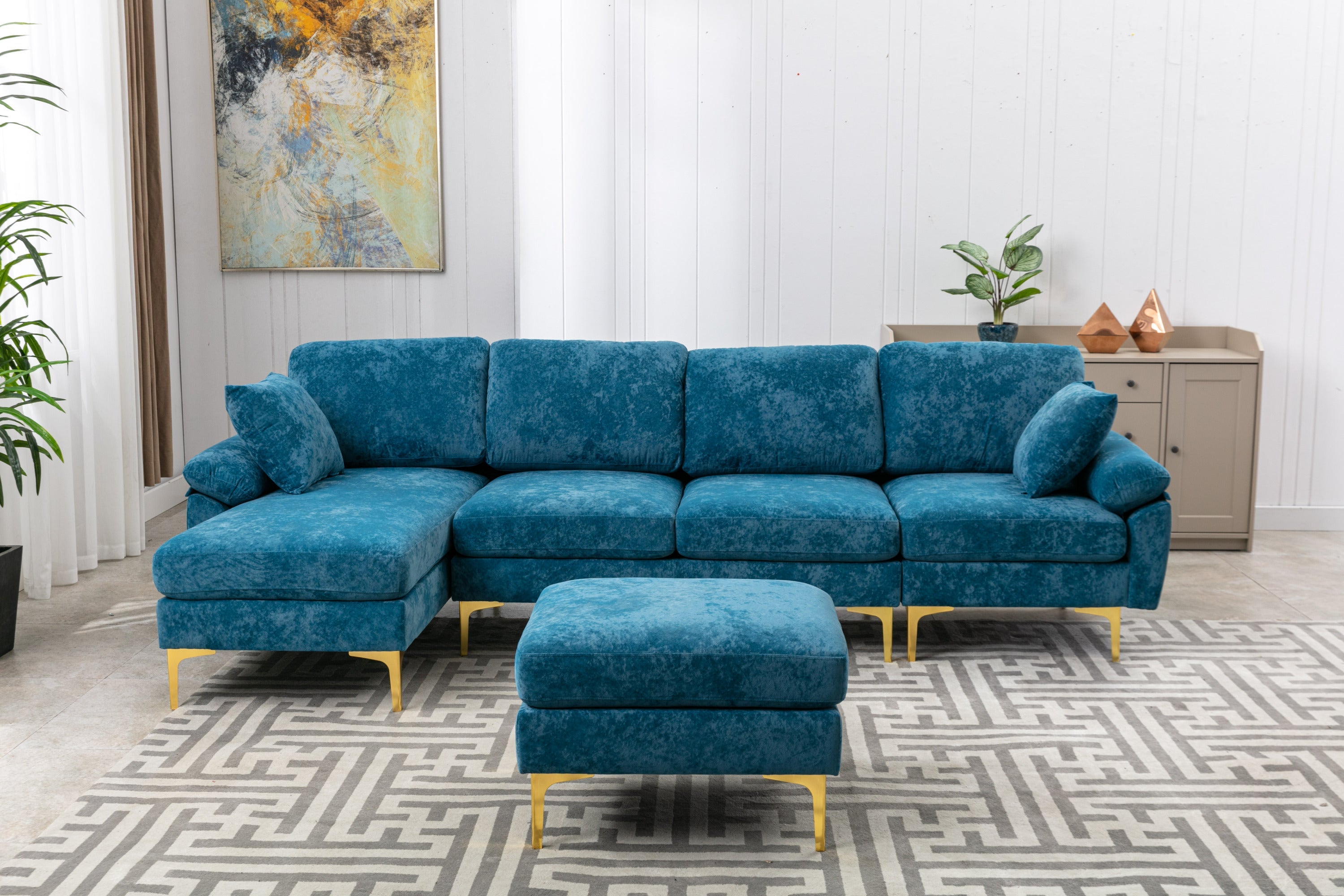 Accent sectional Sofa-5