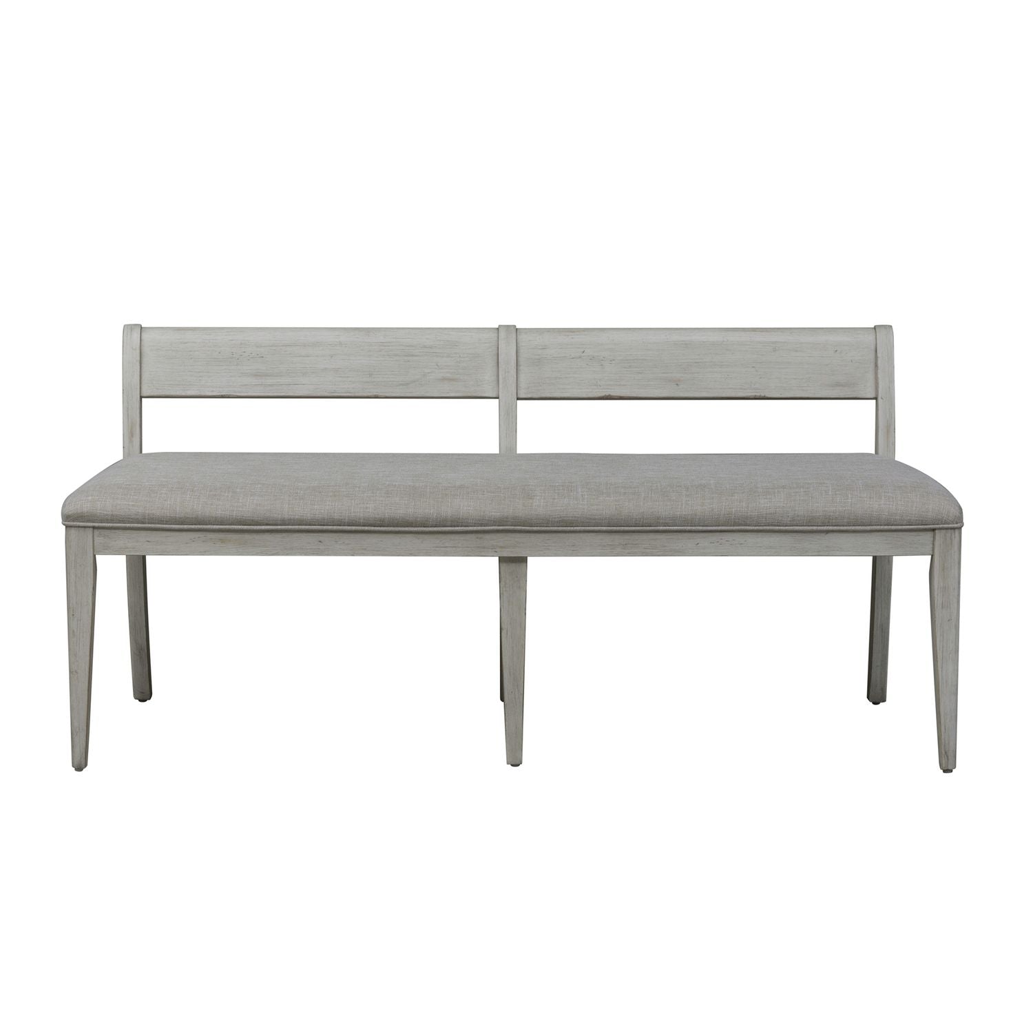 Hillstone Farmhouse Upholstered Bench in Antique White