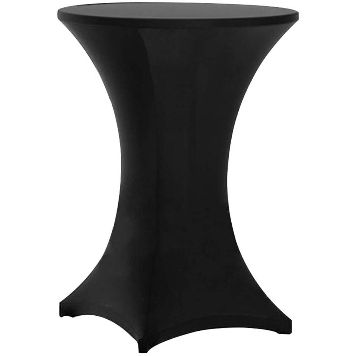 Spandex Cocktail Table Cover 32 Inch Round 8 Pack Set