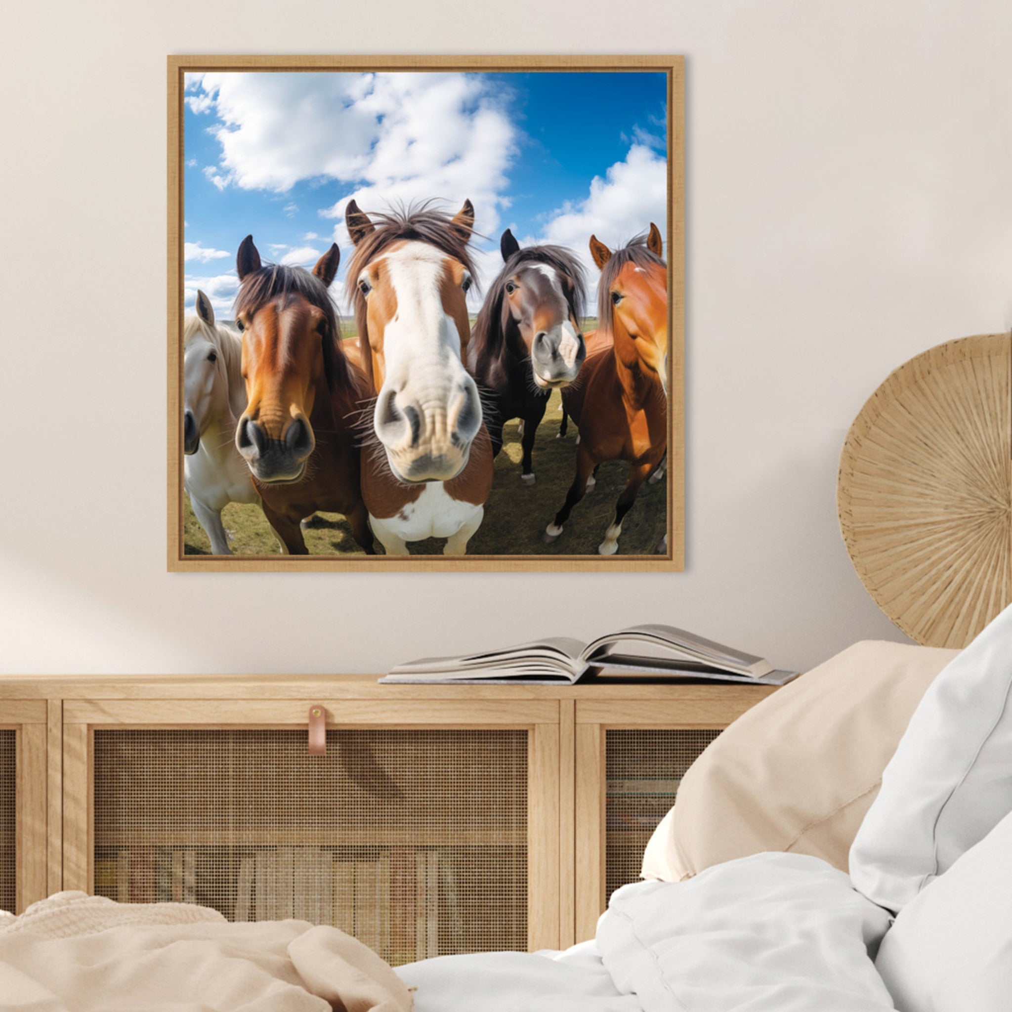 Funny Horse Selfie by The Creative Bunch Studio