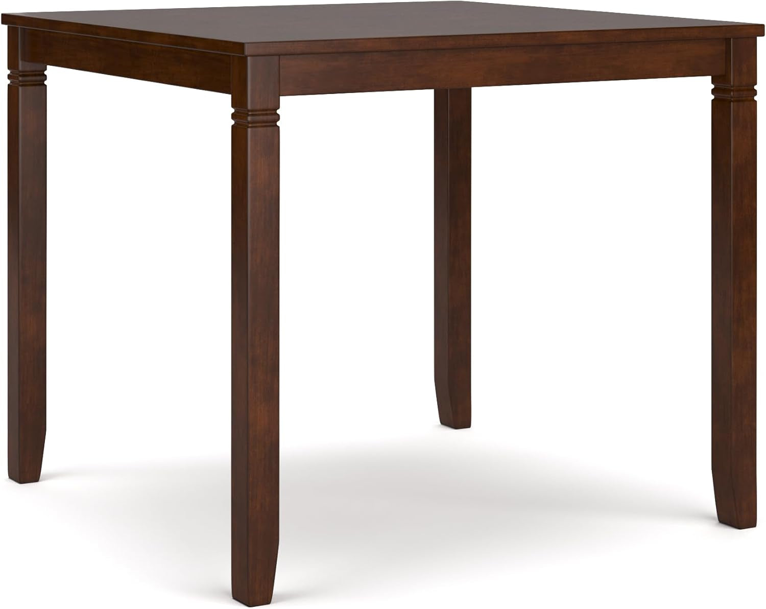 Counter Height Dining Set Brown With Table And 4 Barstools