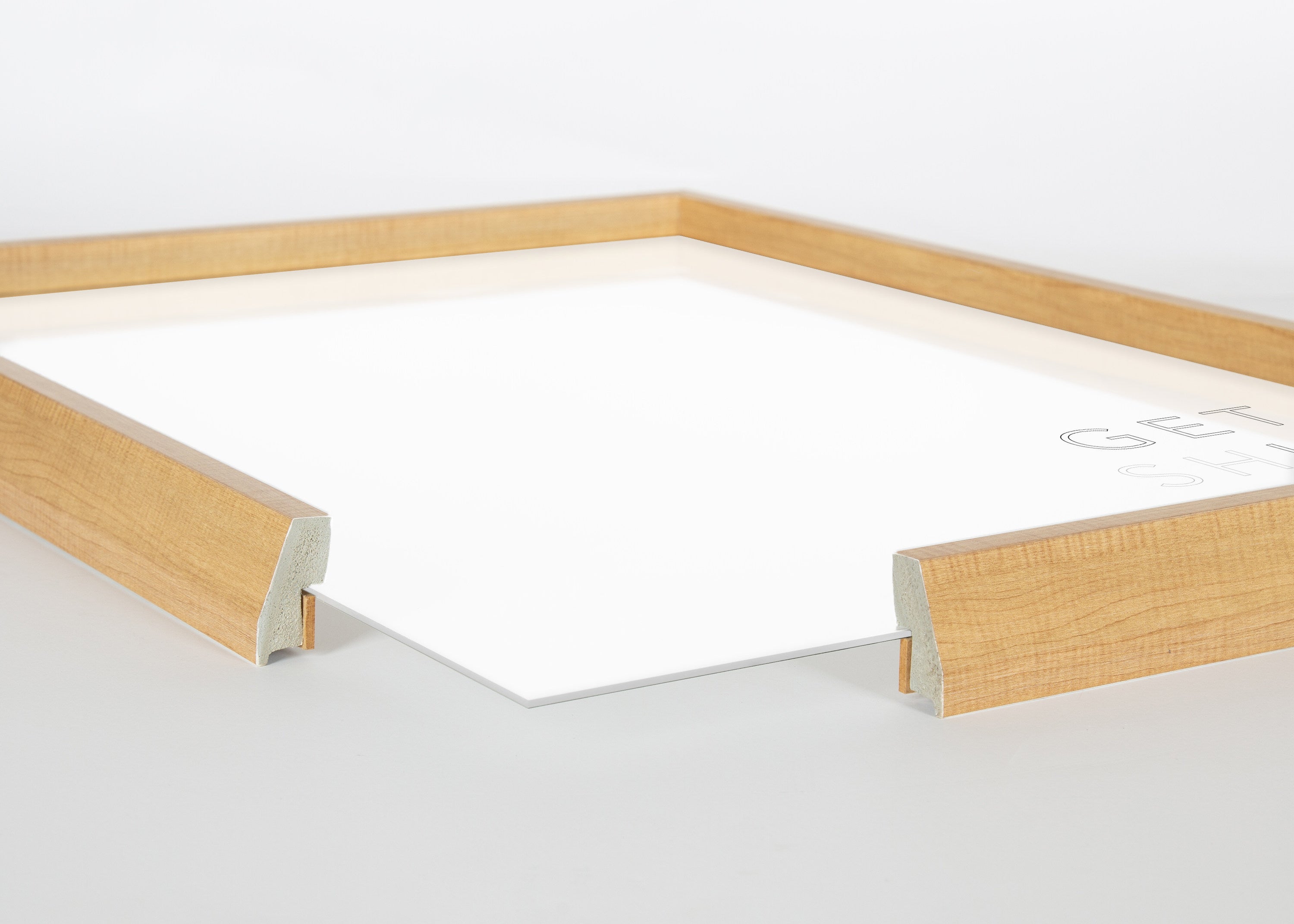 Blake Get It Done Framed Printed Glass by The Creative Bunch Studio