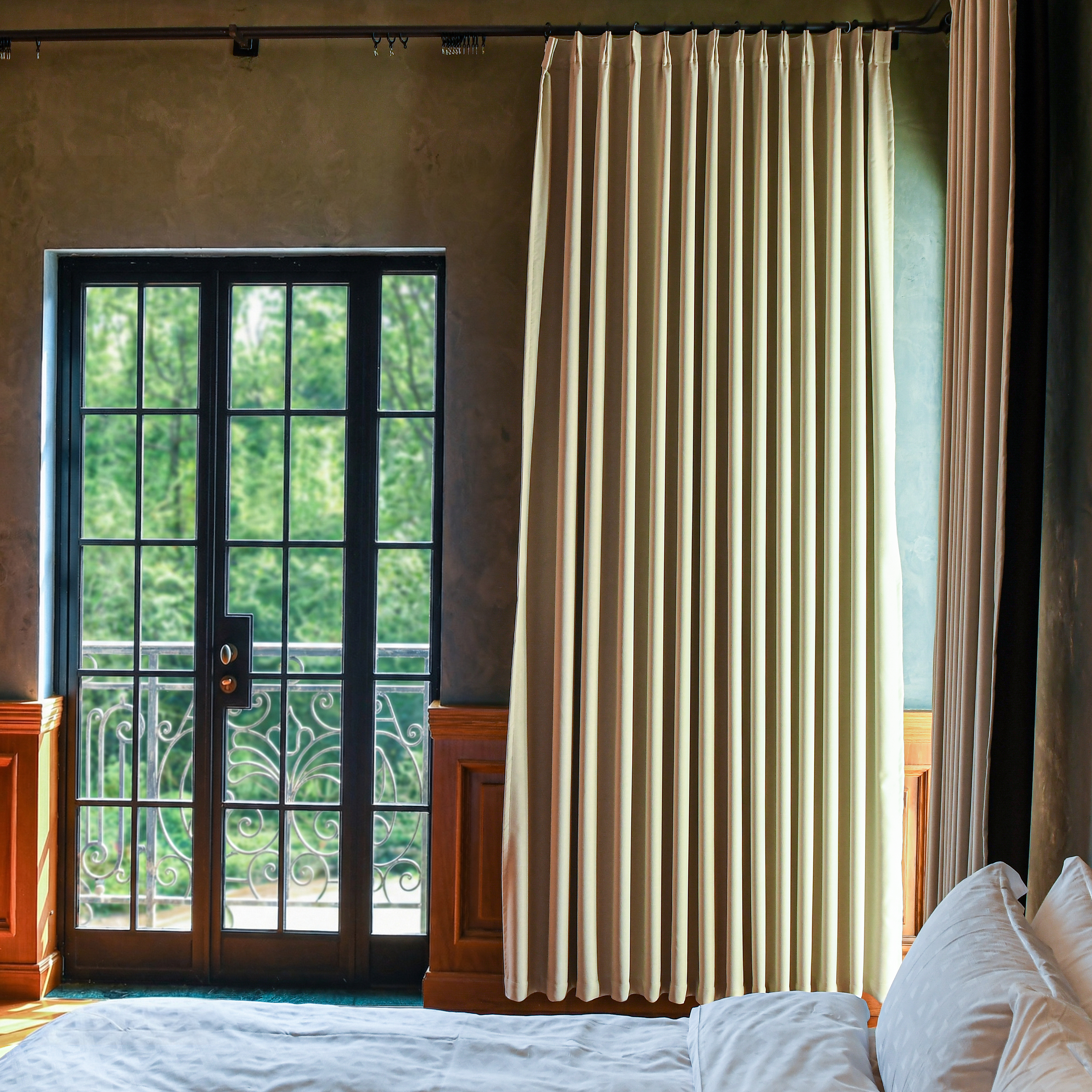 Modal Heavyweight Cotton Blackout Curtains-3