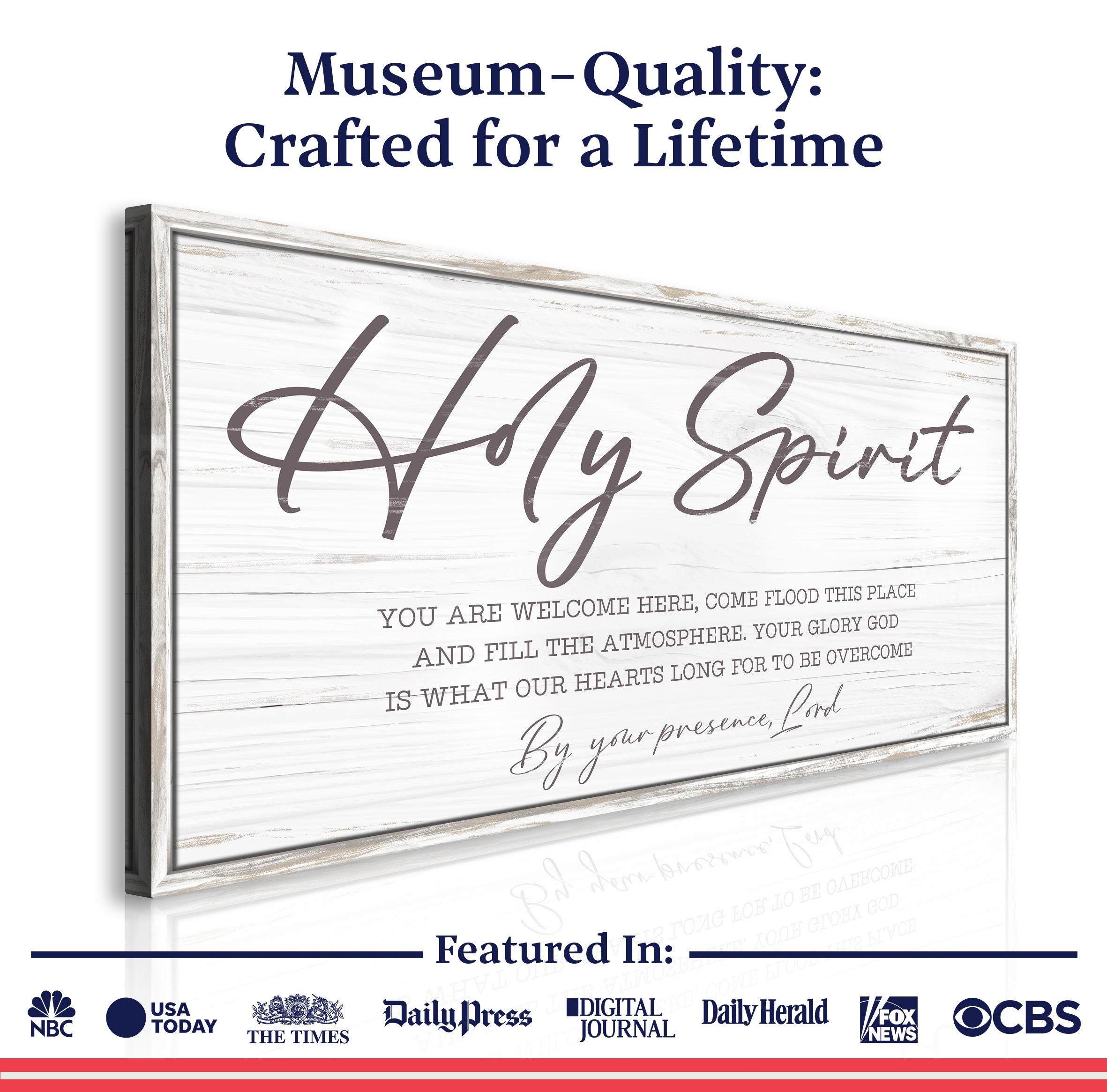 Holy Spirit You are Welcome Here Faith Sign III