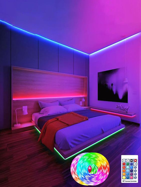 65.6 ft. LED Smart Strip Lights (Remote & App control)-2