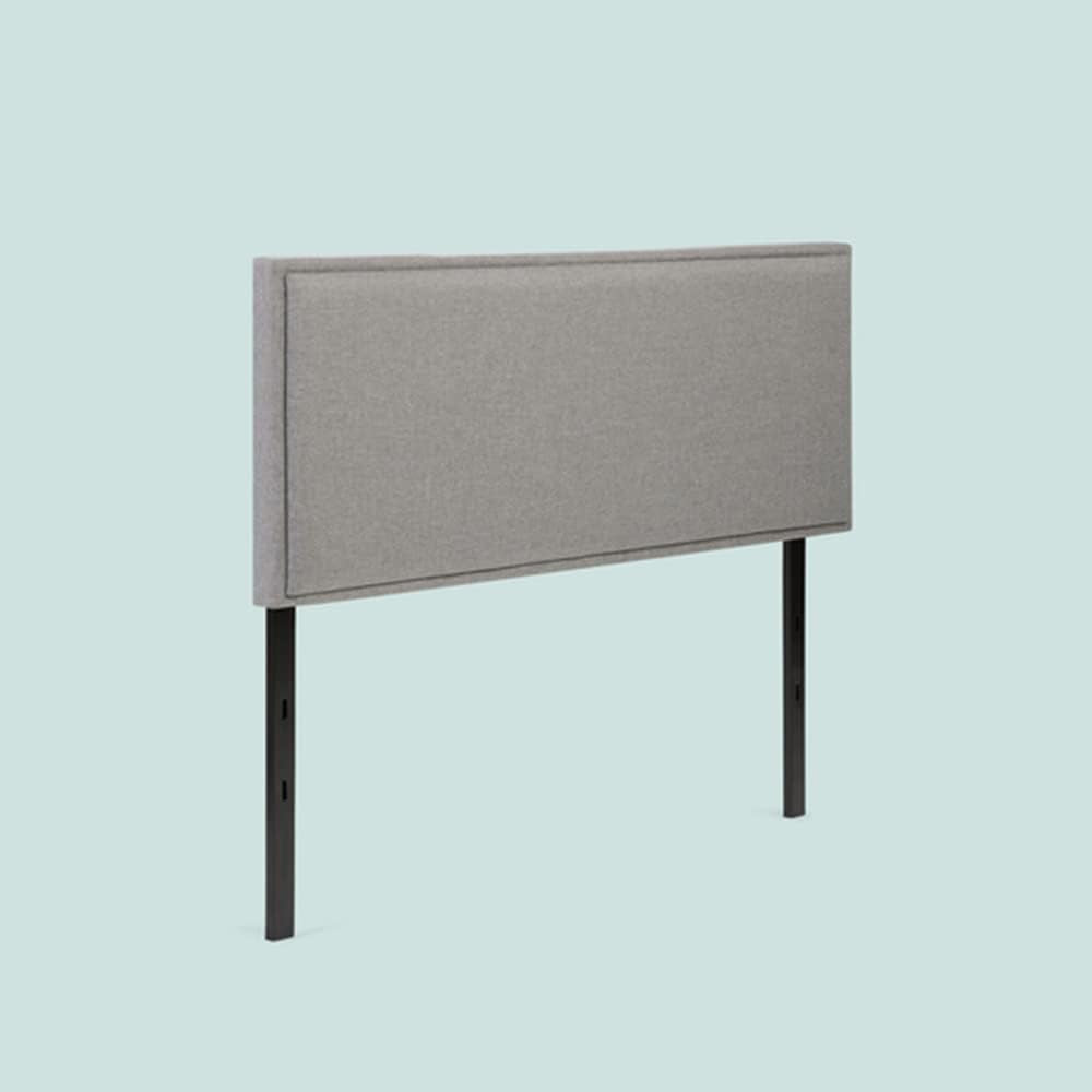 Charcoal Upholstered King Size Bed Frame with Legs