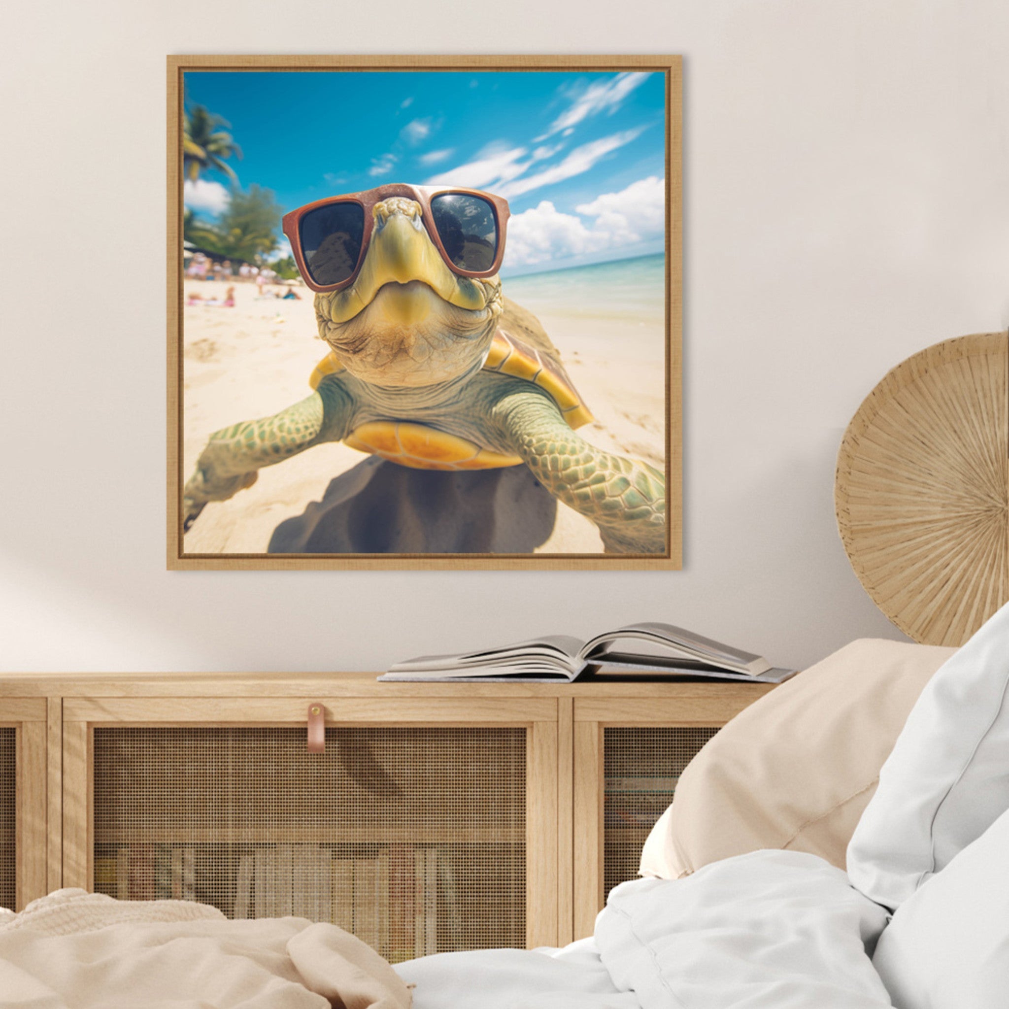 Funny Turtle Selfie by The Creative Bunch Studio