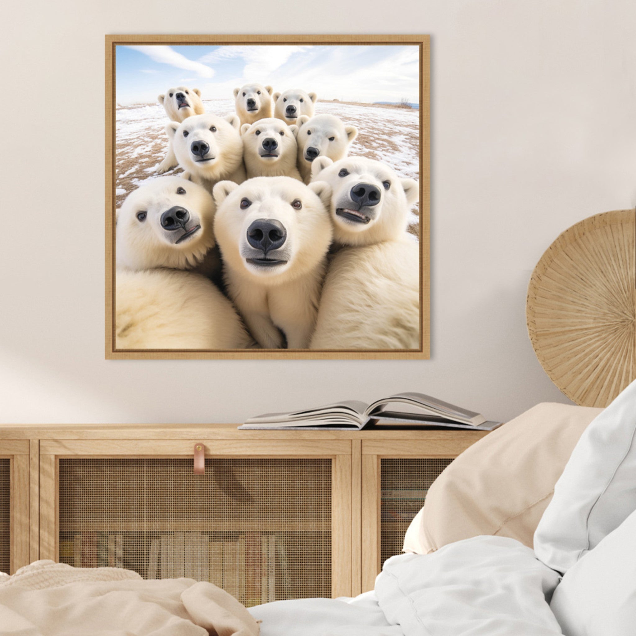 Funny Polar Bear Selfie by The Creative Bunch Studio