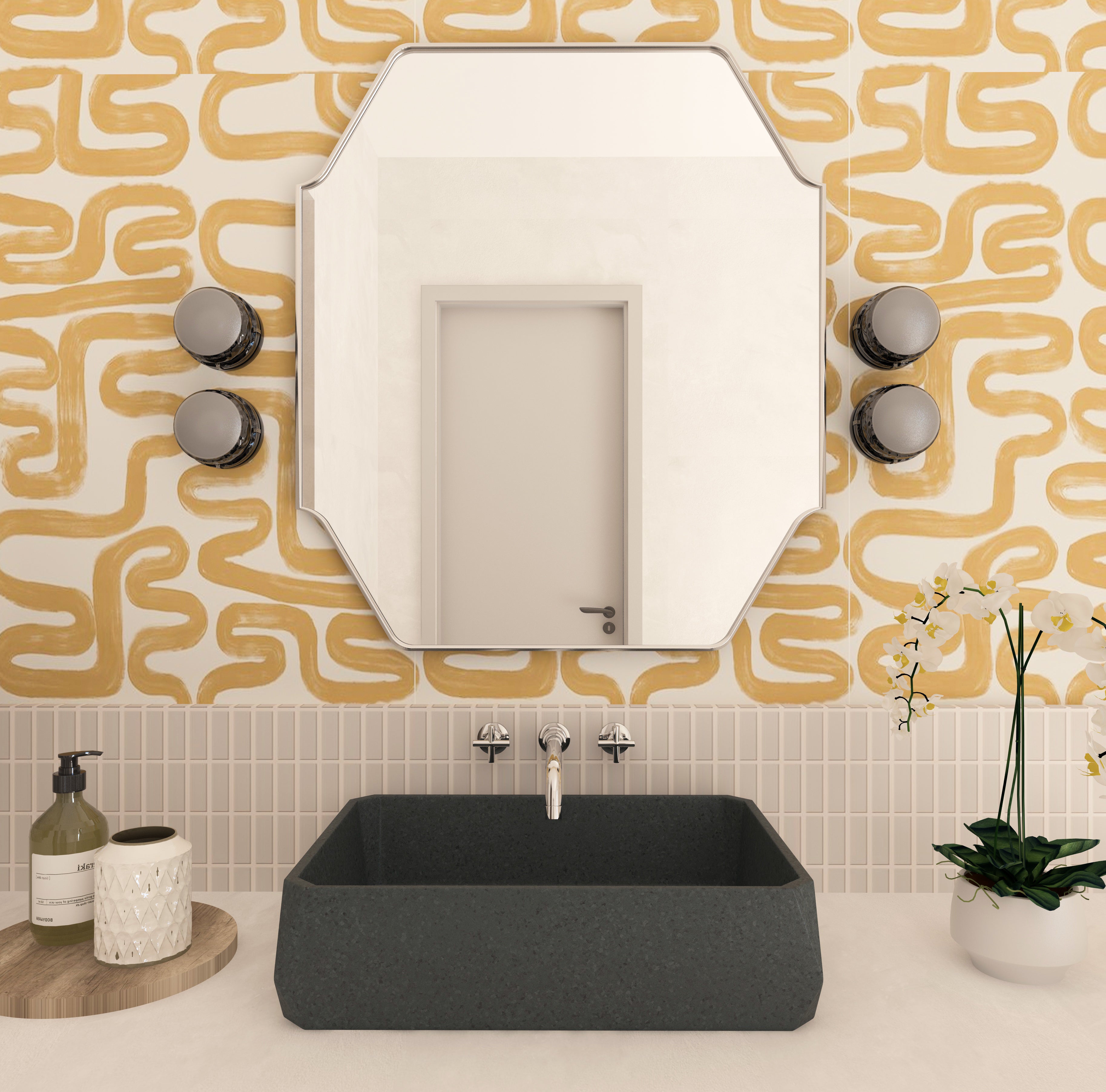 Architectural Unique Mirror Asymmetrical Wall Mirror