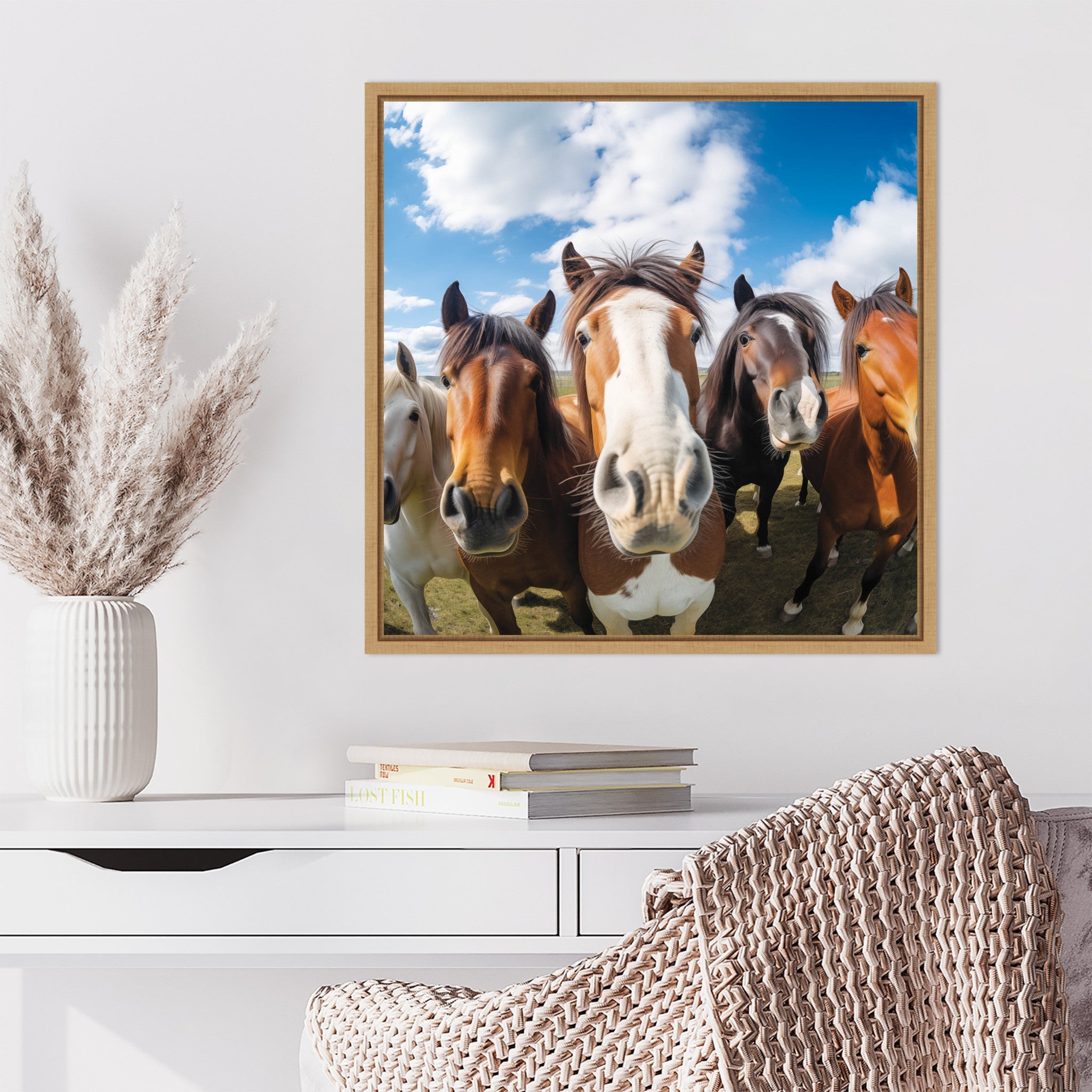 Funny Horse Selfie by The Creative Bunch Studio