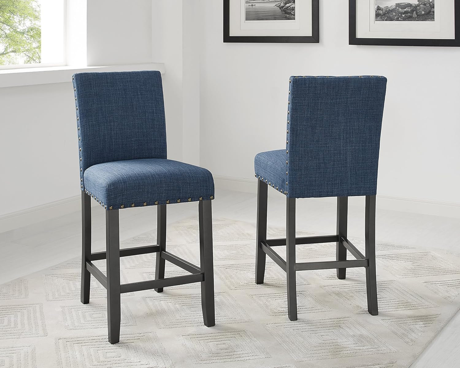 Espresso Wood Counter Height Dining Set