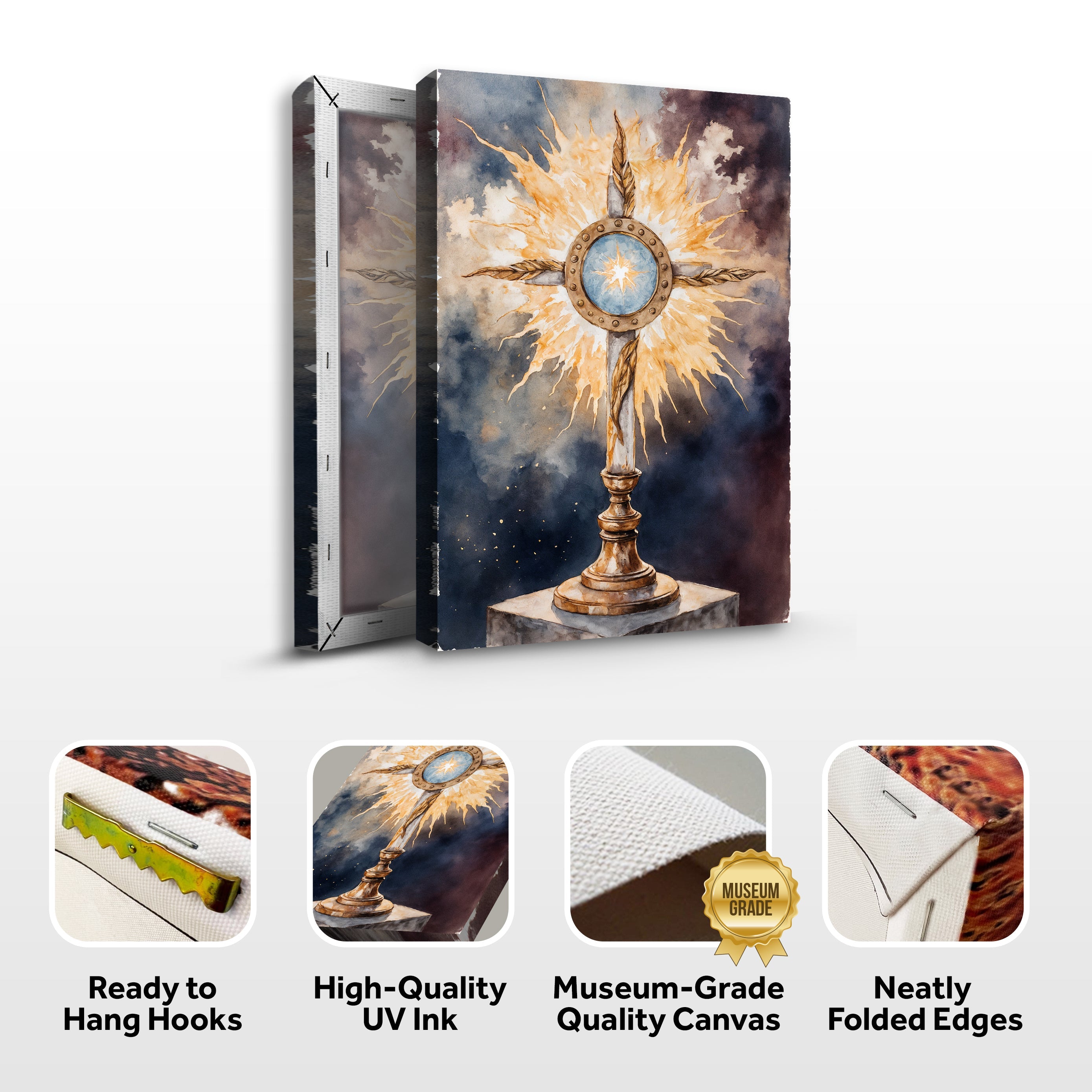 Holy Eucharist in Monstrance Faith Wall Art II