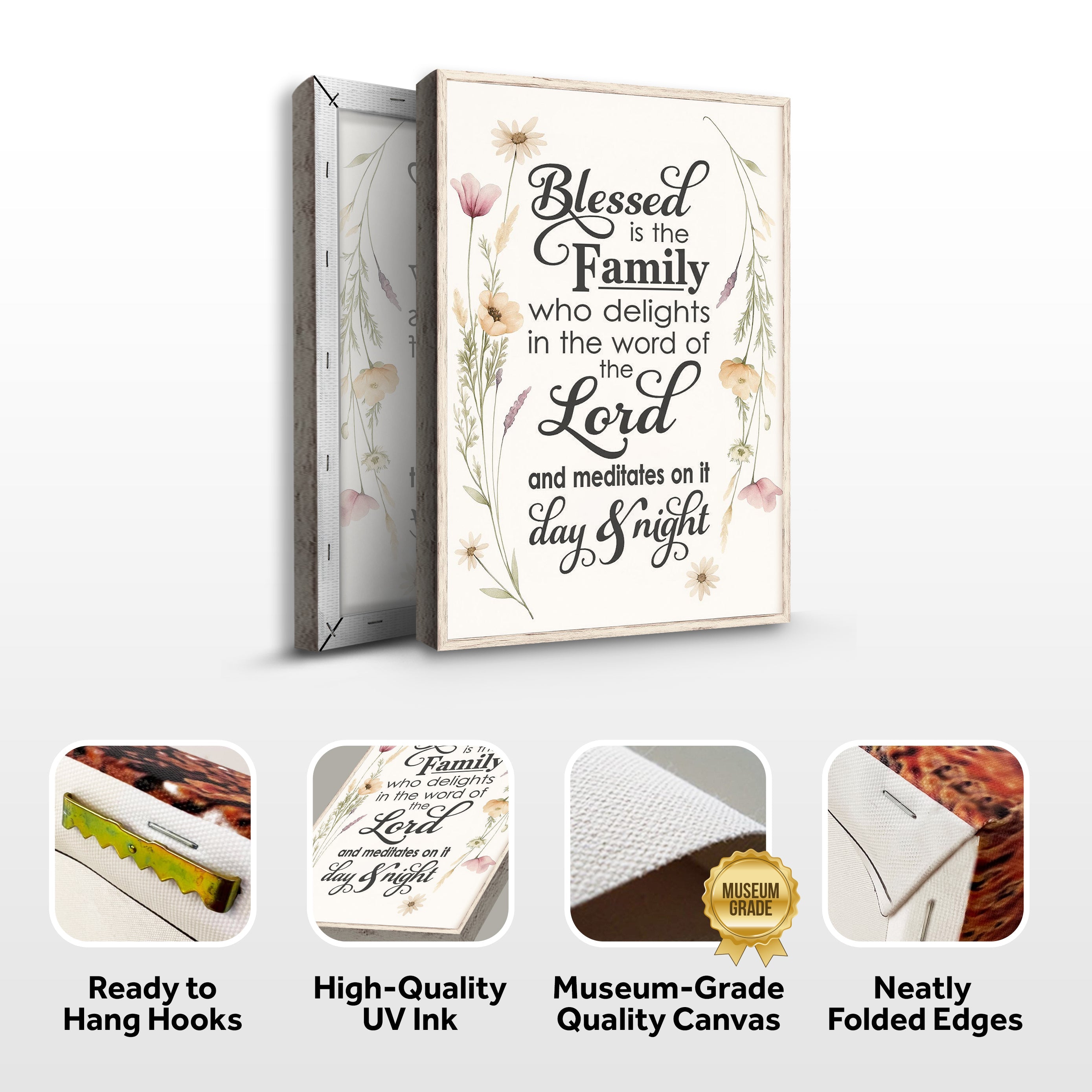 Blessed Is The Family Faith Sign