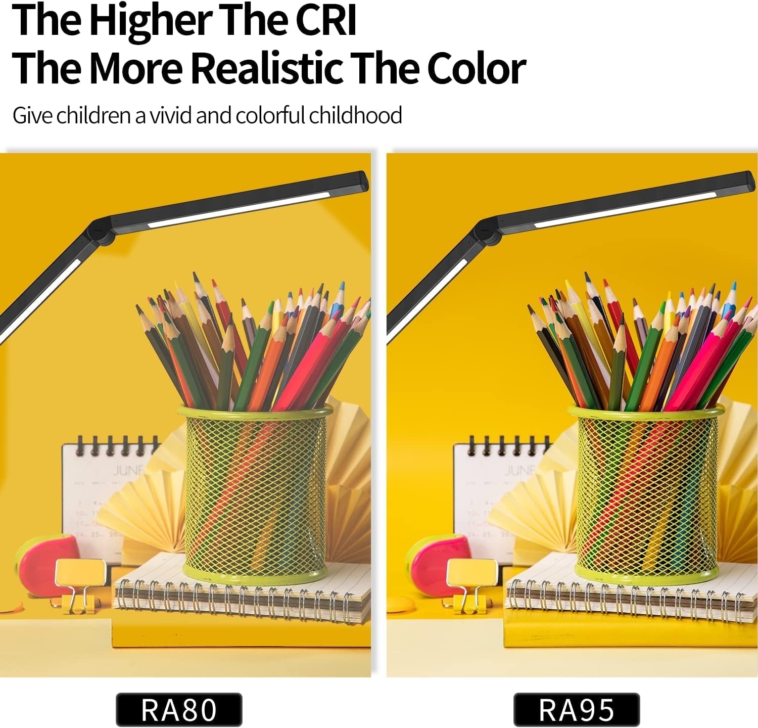 LED Desk Lamp With Clamp And Swing Arm 4 CCT Modes