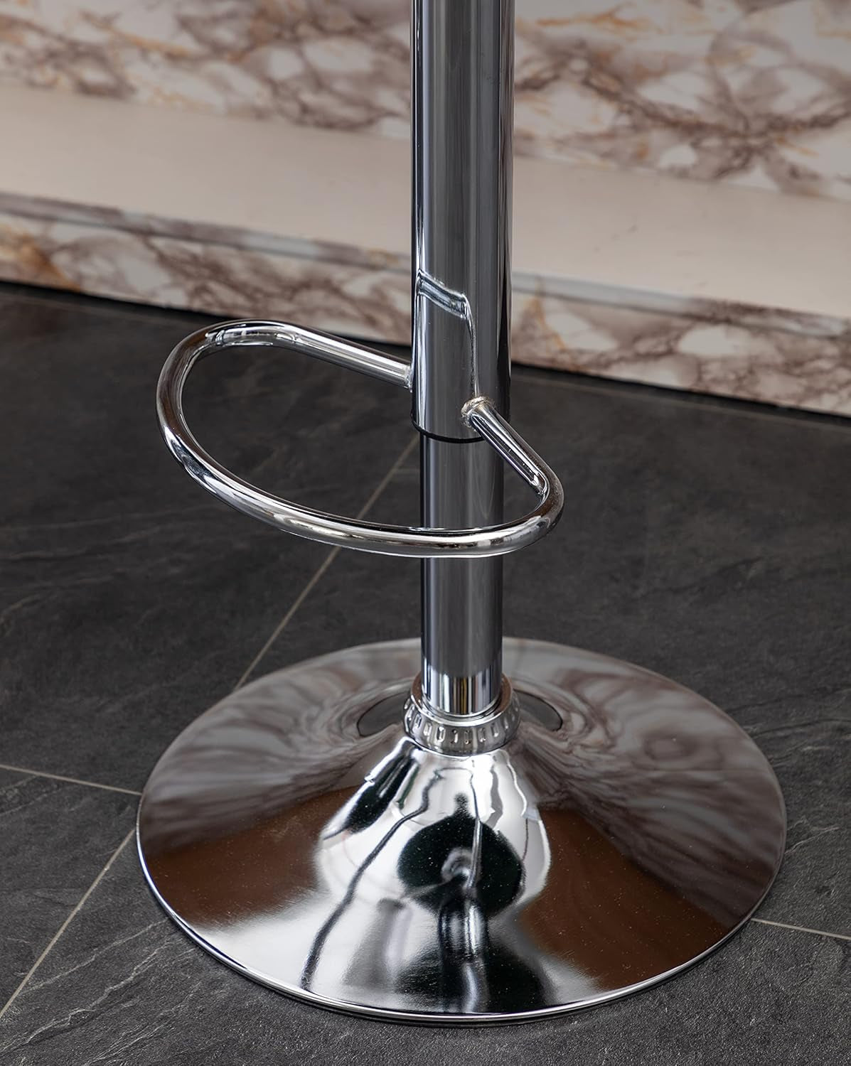 Green Velvet Upholstered Adjustable Swivel Bar Stools Set 2