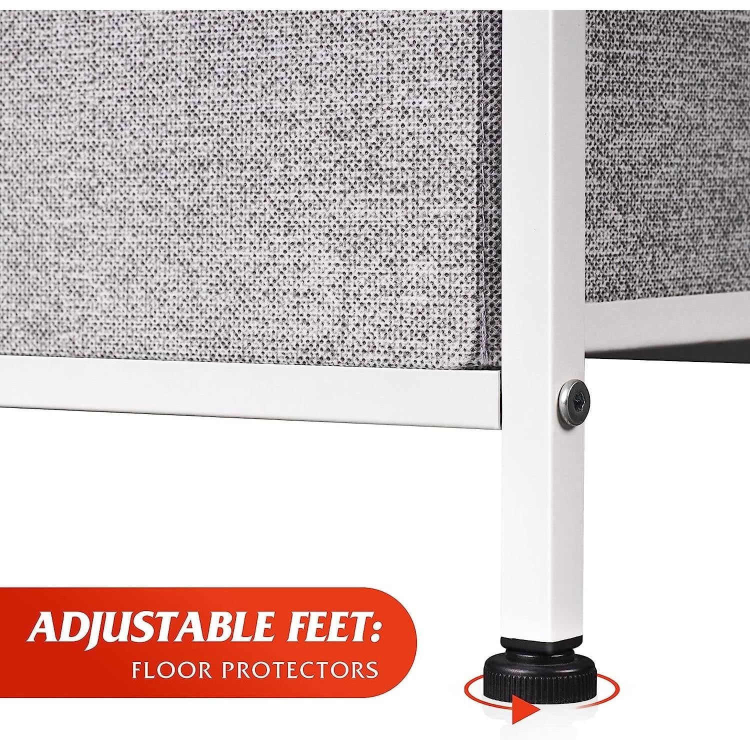 Fabric Storage Tower With 8 Drawers Light Grey Bedroom