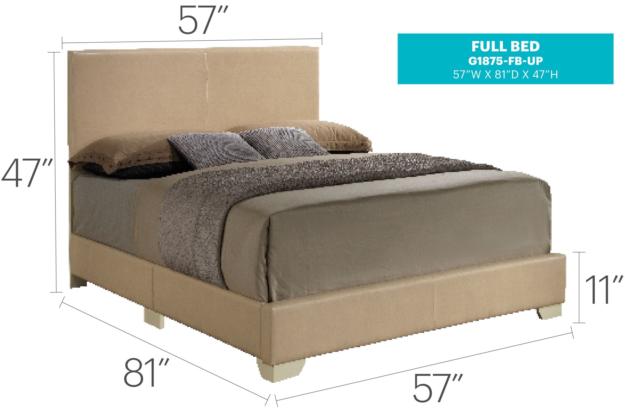 Elegant Platform Bed For Relaxed Spaces