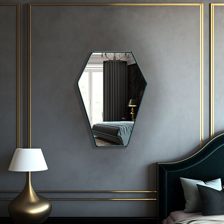 Irregular Diamond Mirror
