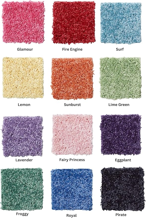 KOECKRITZ Soft and Colorful Kids Classroom Area Rugs (Passes Flammability Pill Test) Many Sizes and Bright Colors to Select from (5' x 7', Surf)