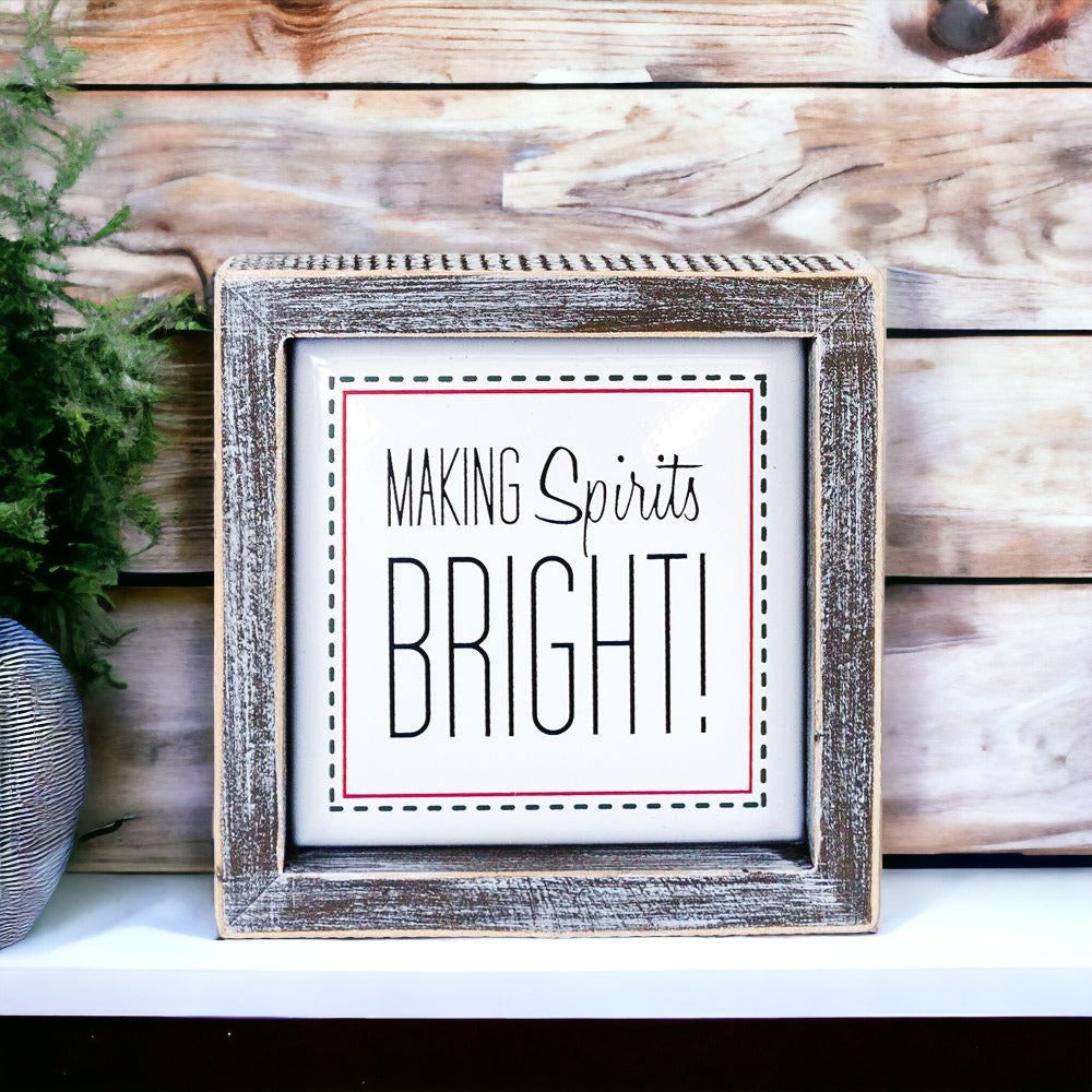 Spirits Bright 5" Sign-0