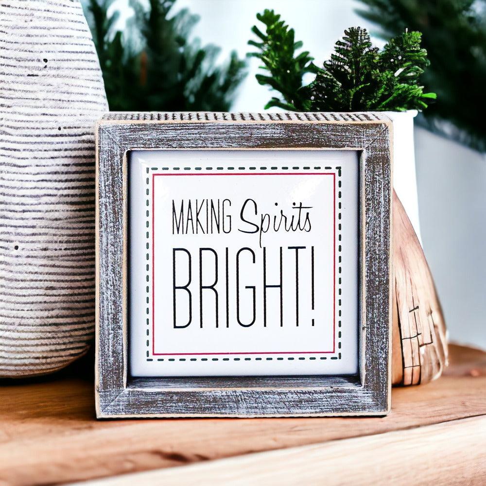 Spirits Bright 5" Sign-3