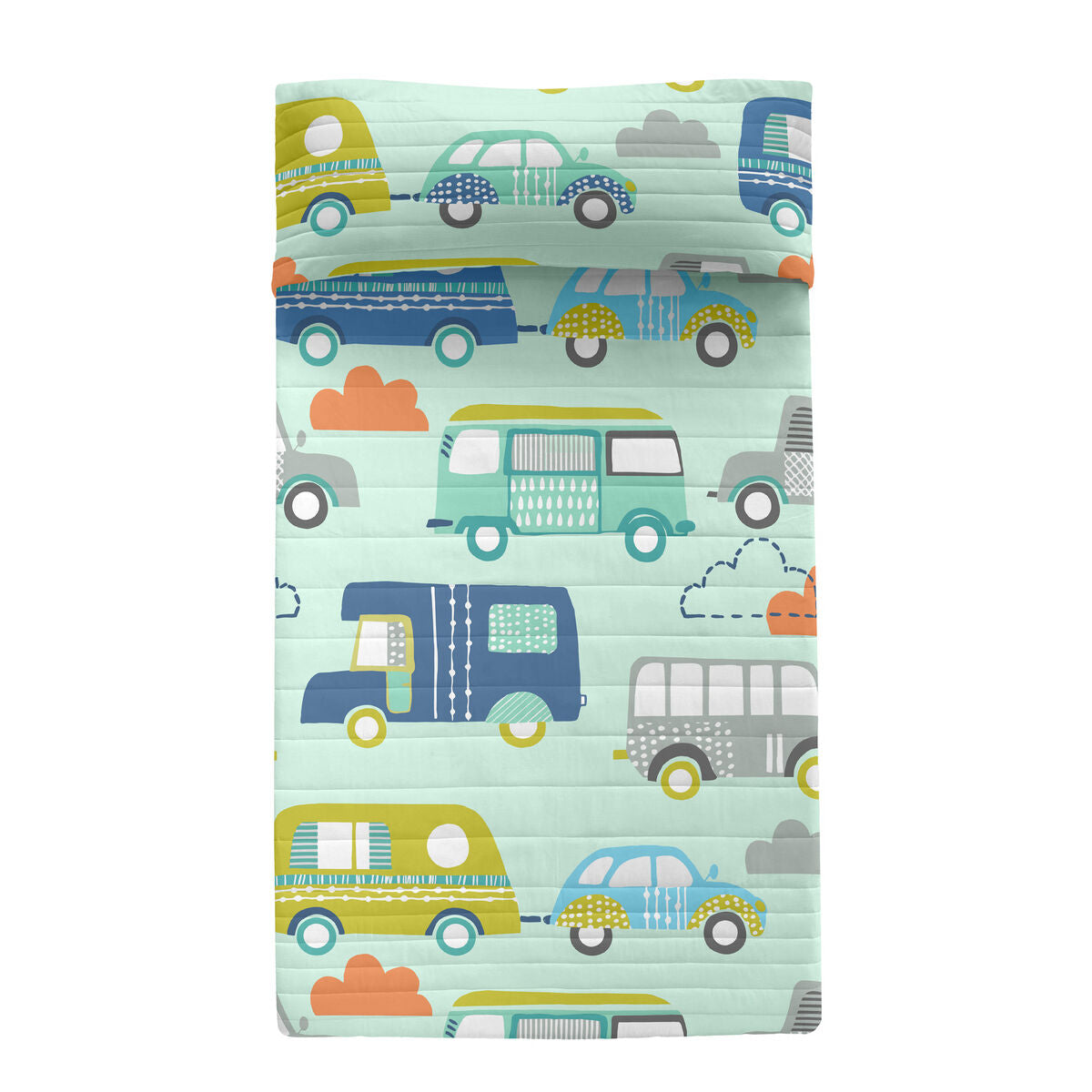 Bedspread (quilt) HappyFriday Moshi Moshi Multicolour 180 x 260 cm Cars-0