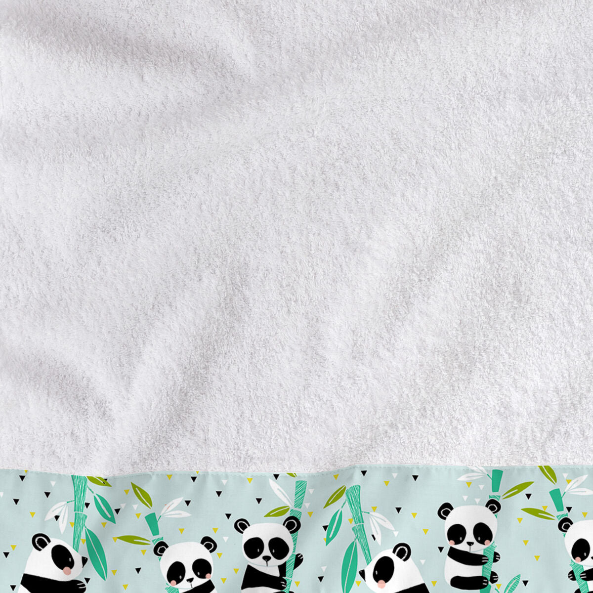 Towel set HappyFriday Moshi Moshi Panda Garden Blue Blue 2 Pieces-1