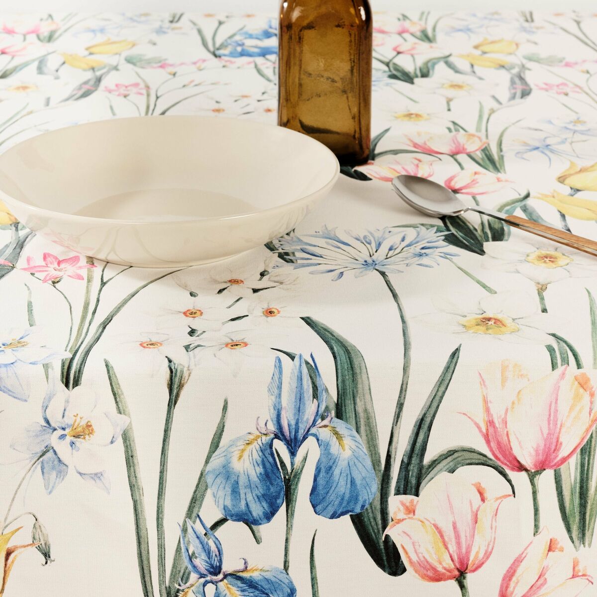 Tablecloth Belum 0120-353 300 x 155 cm Flowers-2