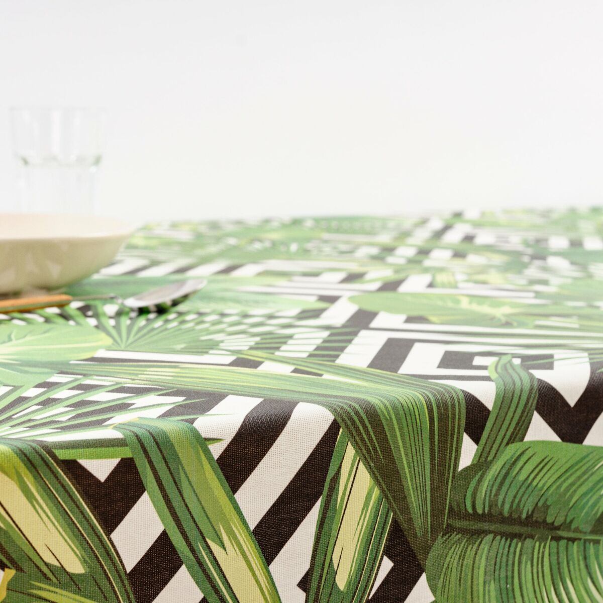 Tablecloth Belum 0318-81 Multicolour 300 x 155 cm Leaf of a plant-2